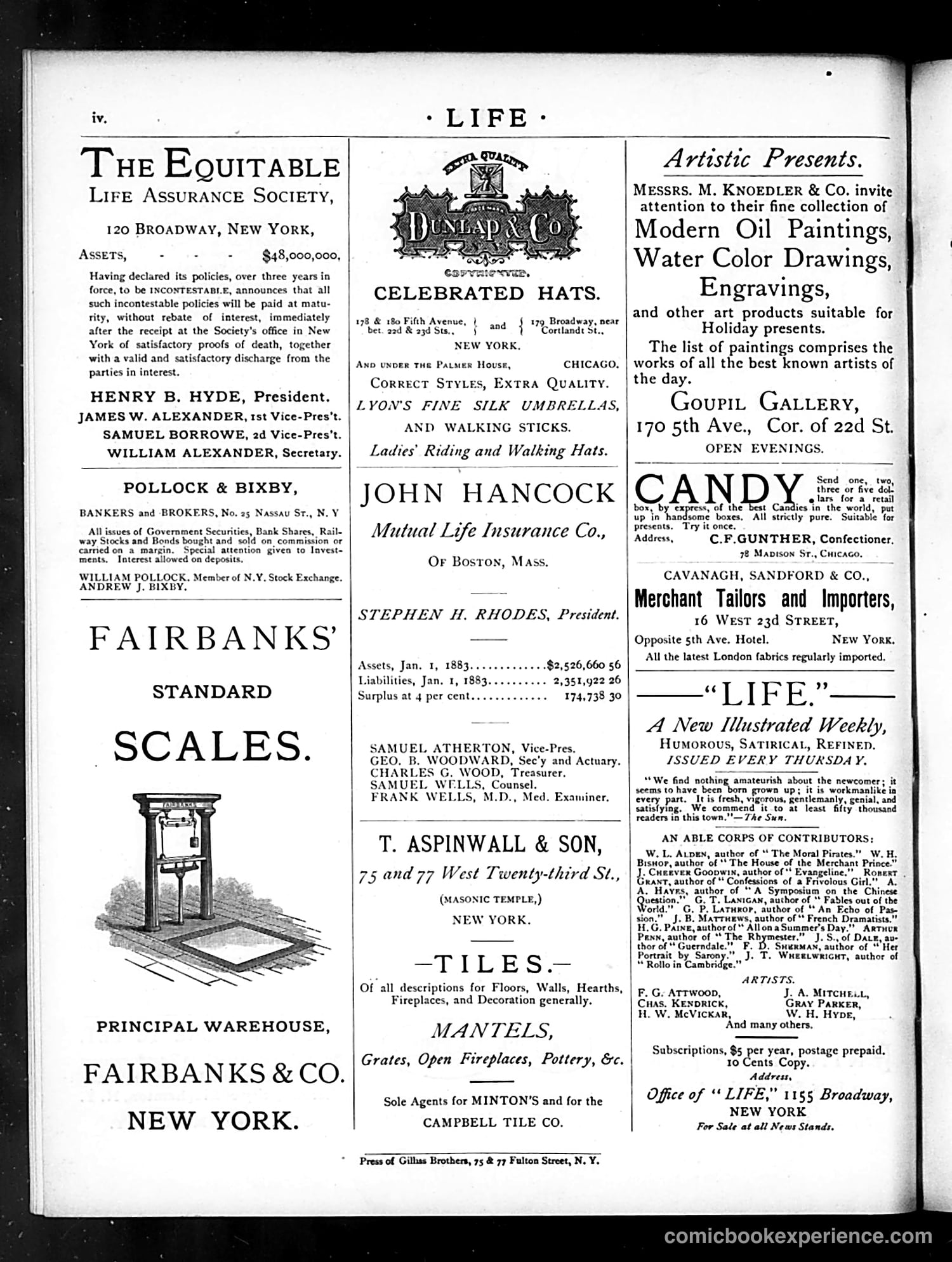 Life — March 8, 1883 — page 16 of 16