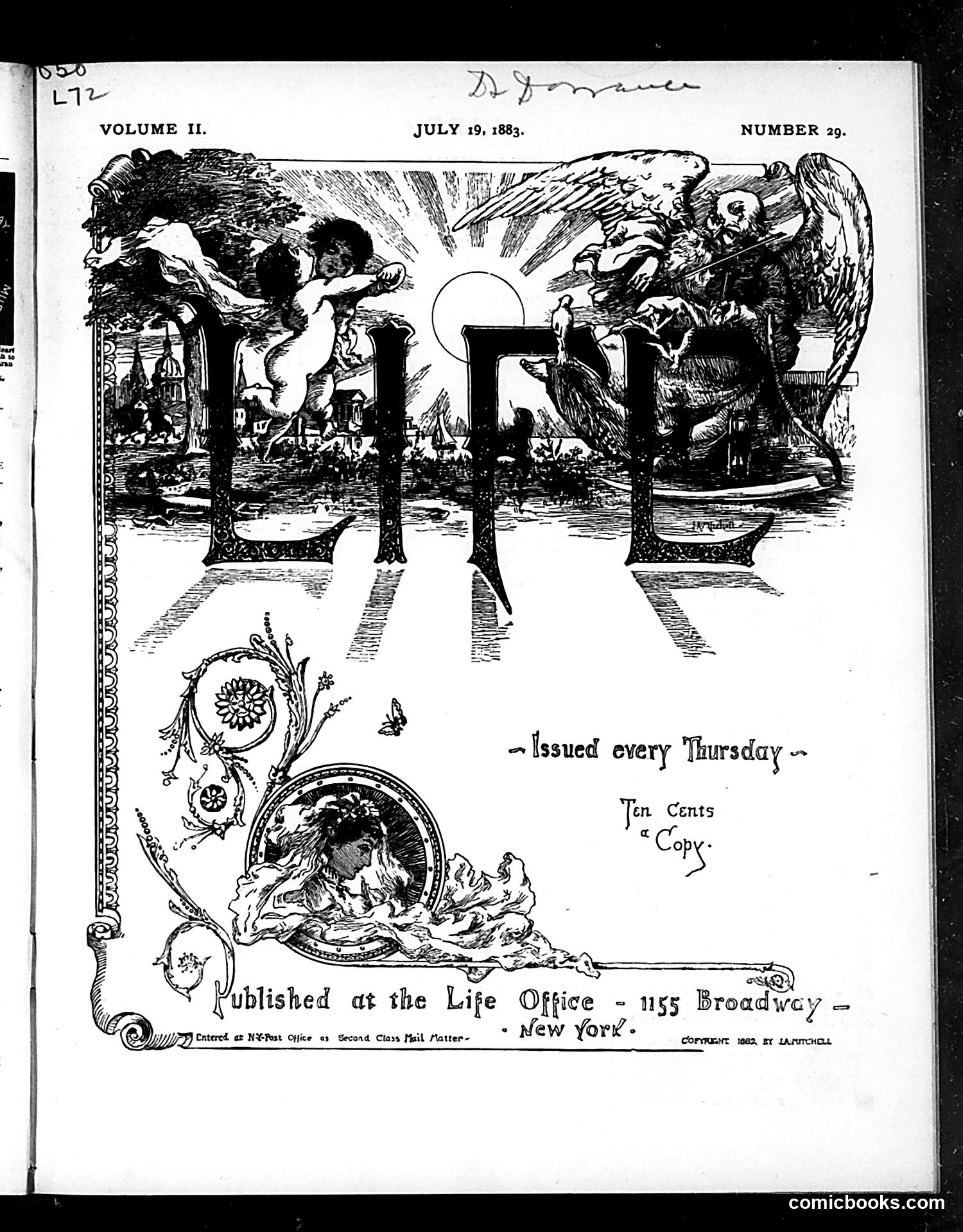 Life — July 19, 1883 — page 1 of 16
