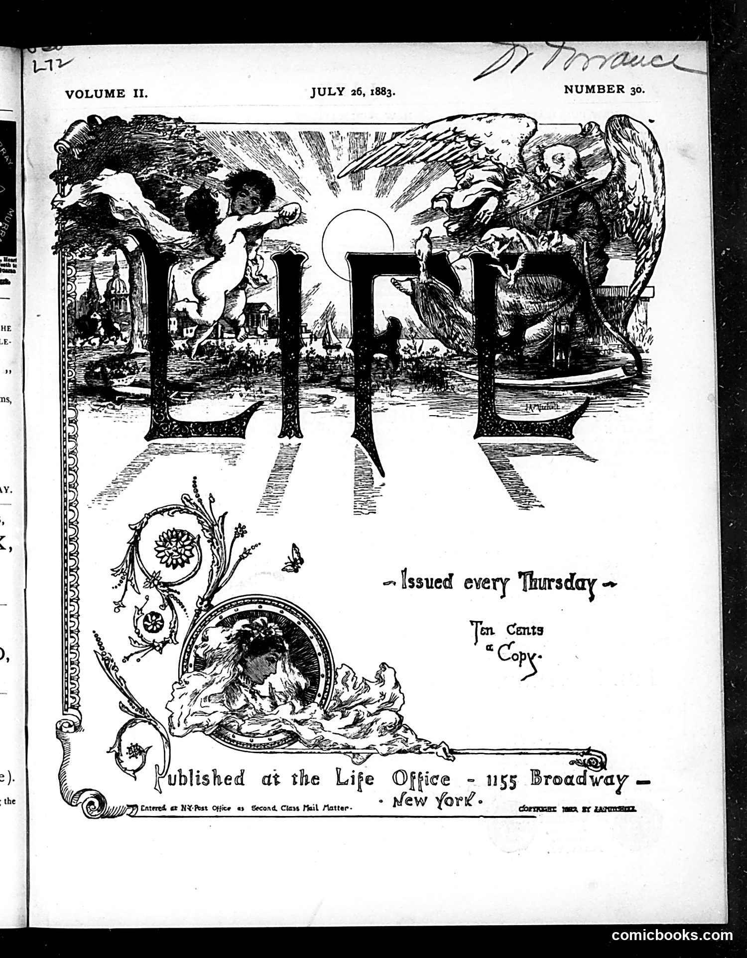 Life — July 26, 1883 — page 1 of 16