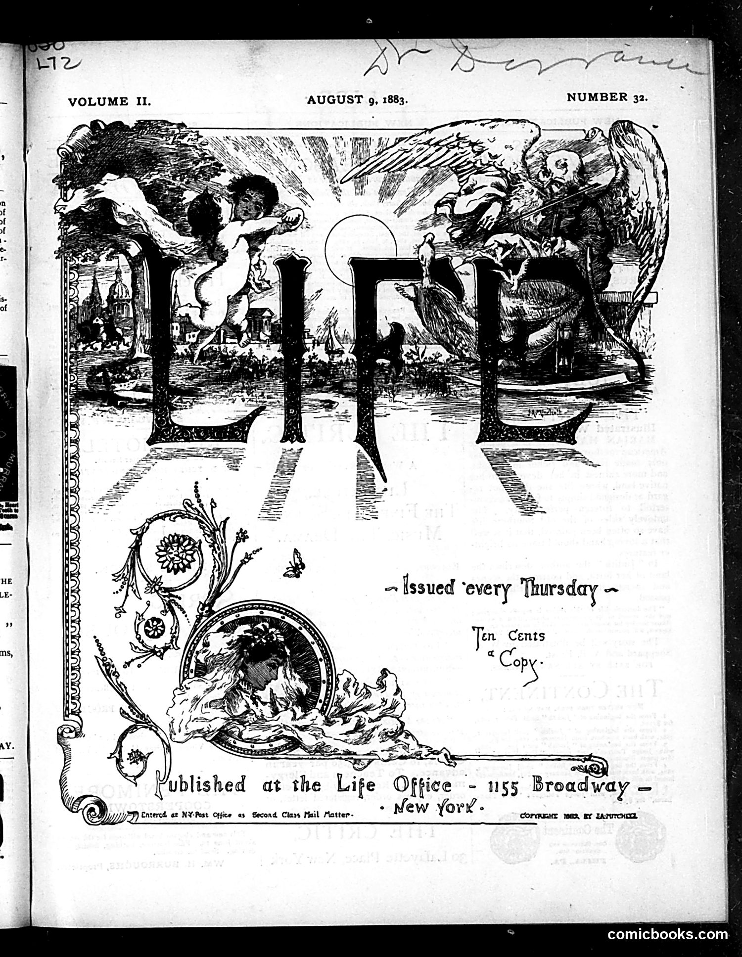 Life — August 9, 1883 — page 1 of 16