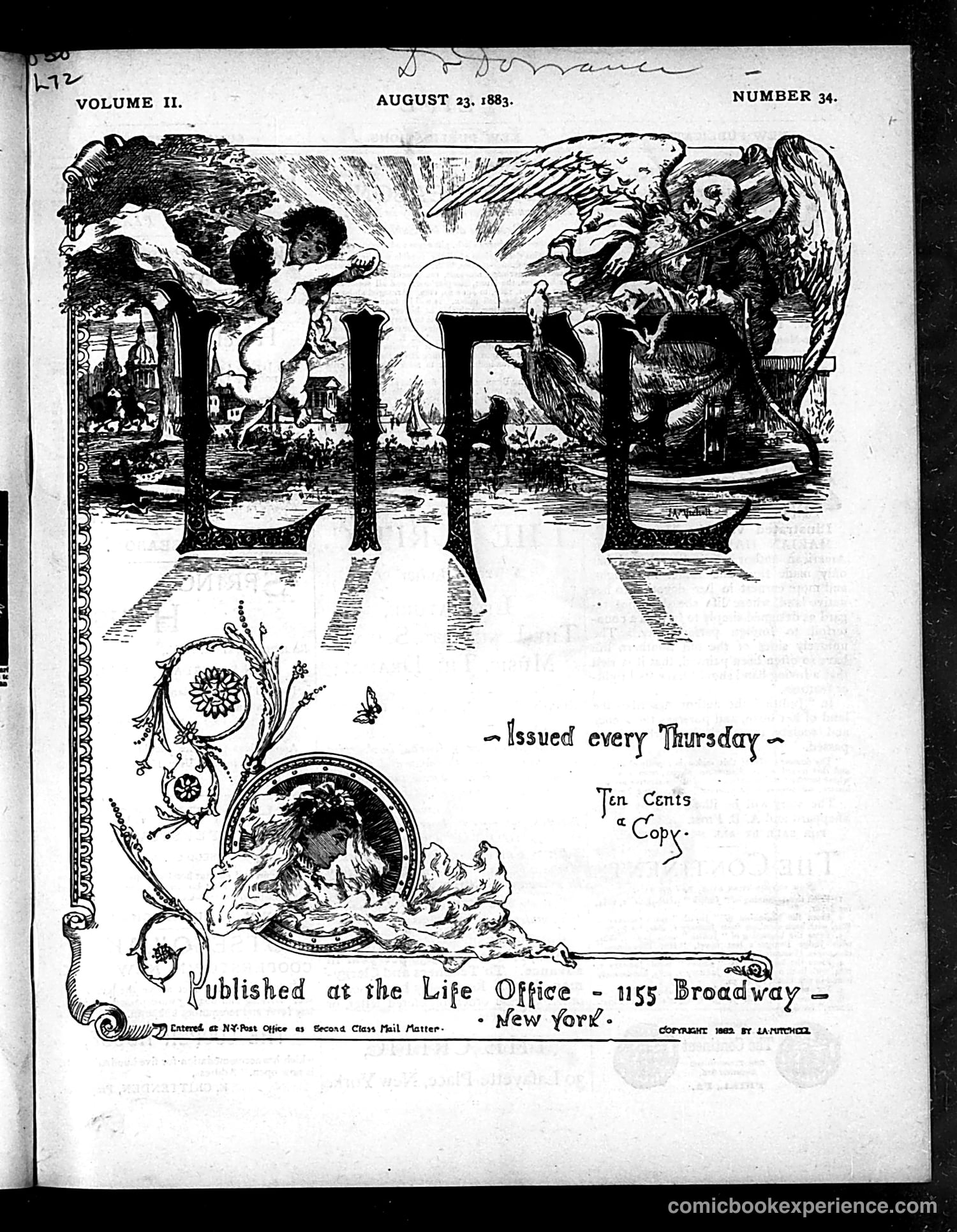 Life — August 23, 1883 — page 1 of 16