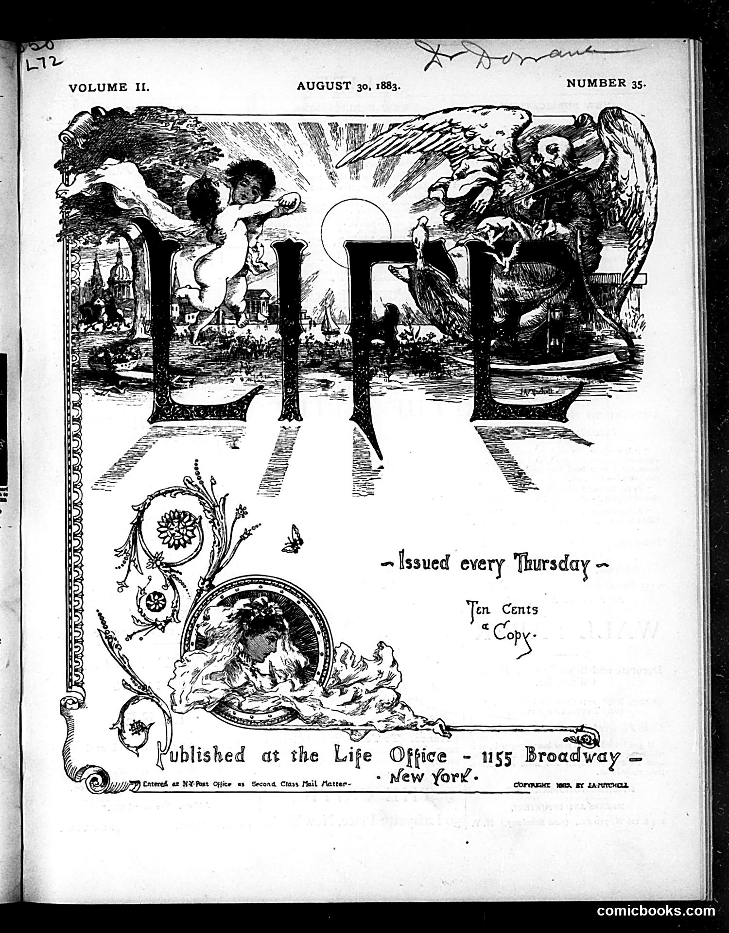 Life — August 30, 1883 — page 1 of 16