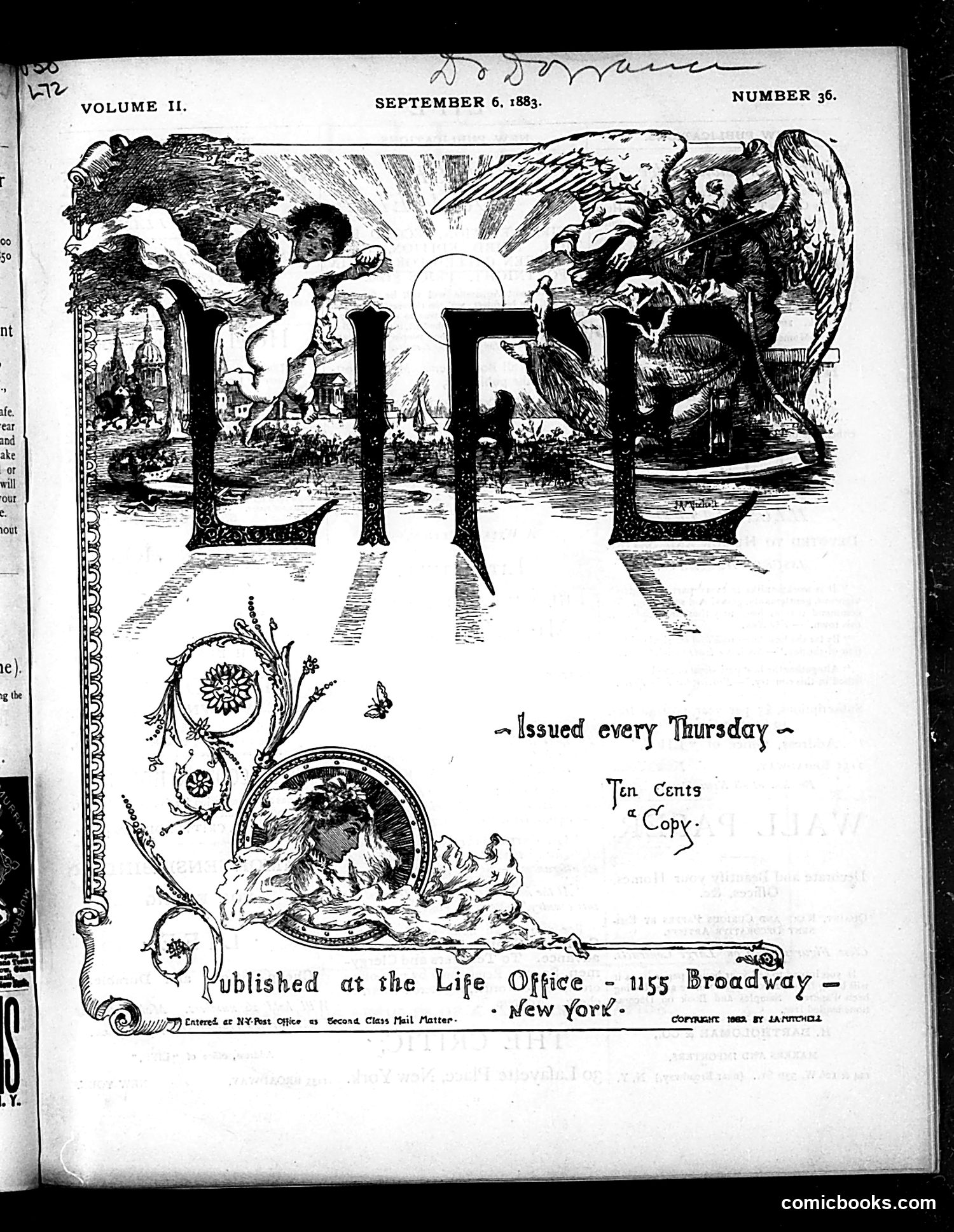 Life — September 6, 1883 — page 1 of 16