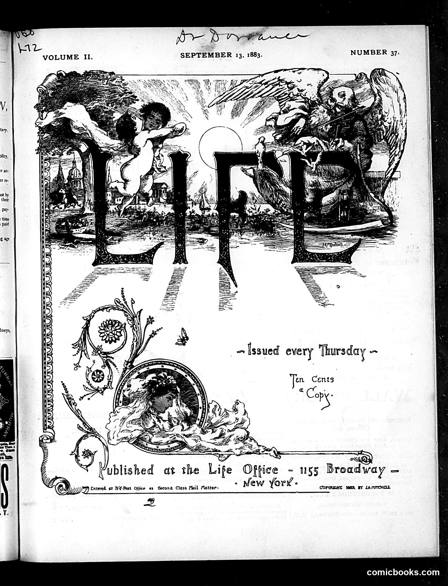Life — September 13, 1883 — page 1 of 16
