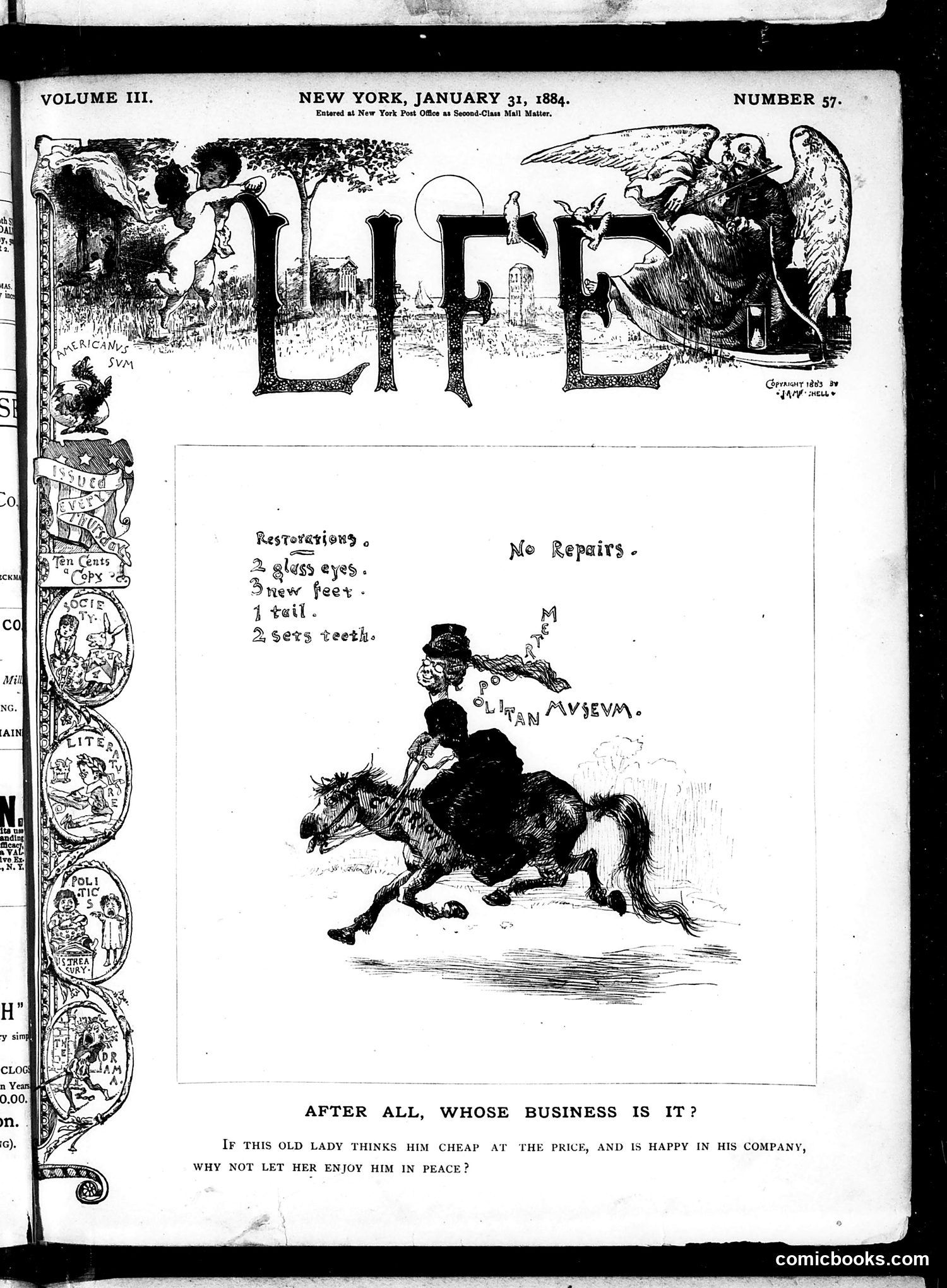 Life — January 31, 1884 — page 1 of 18