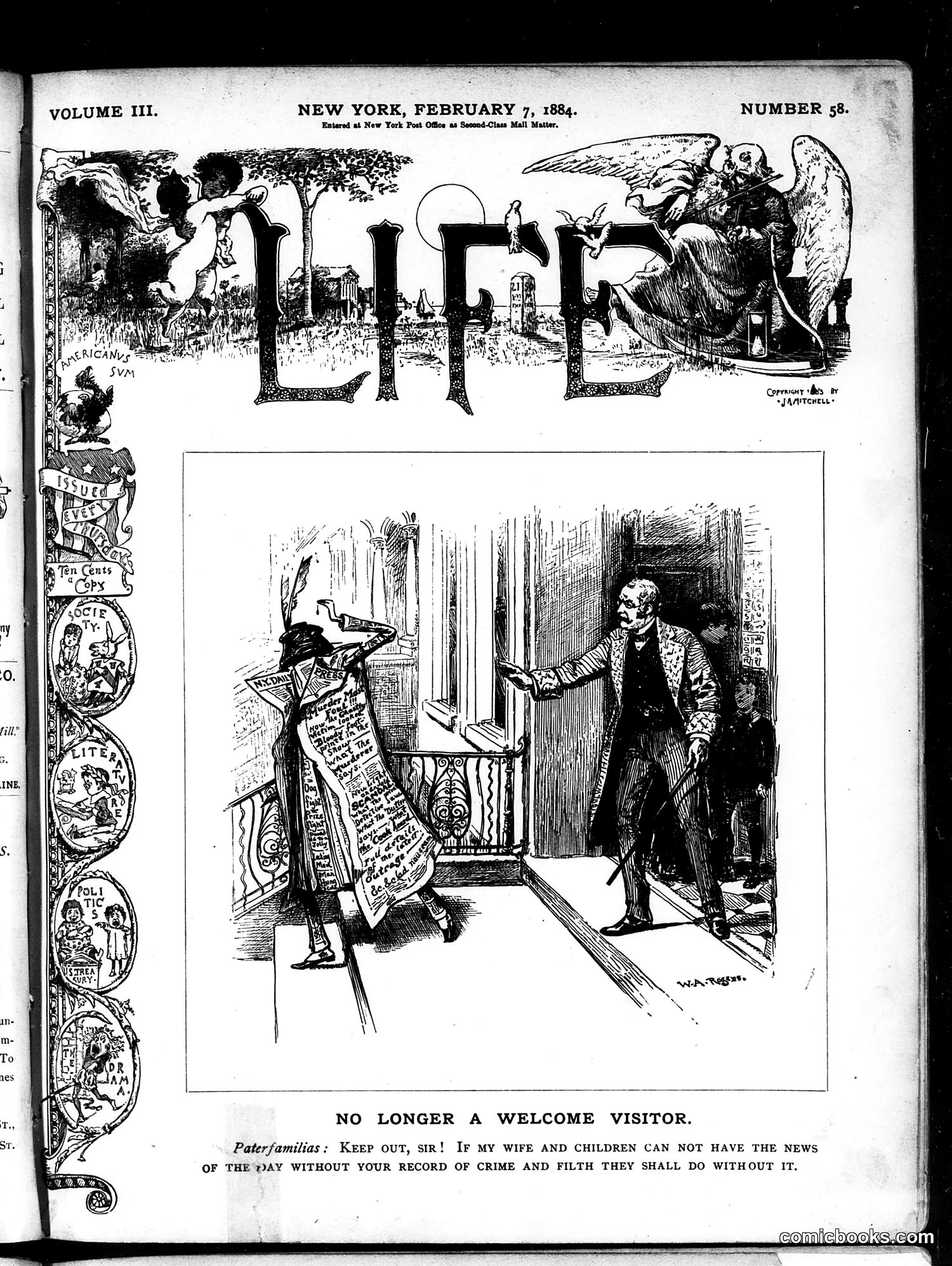 Life — February 7, 1884 — page 1 of 16