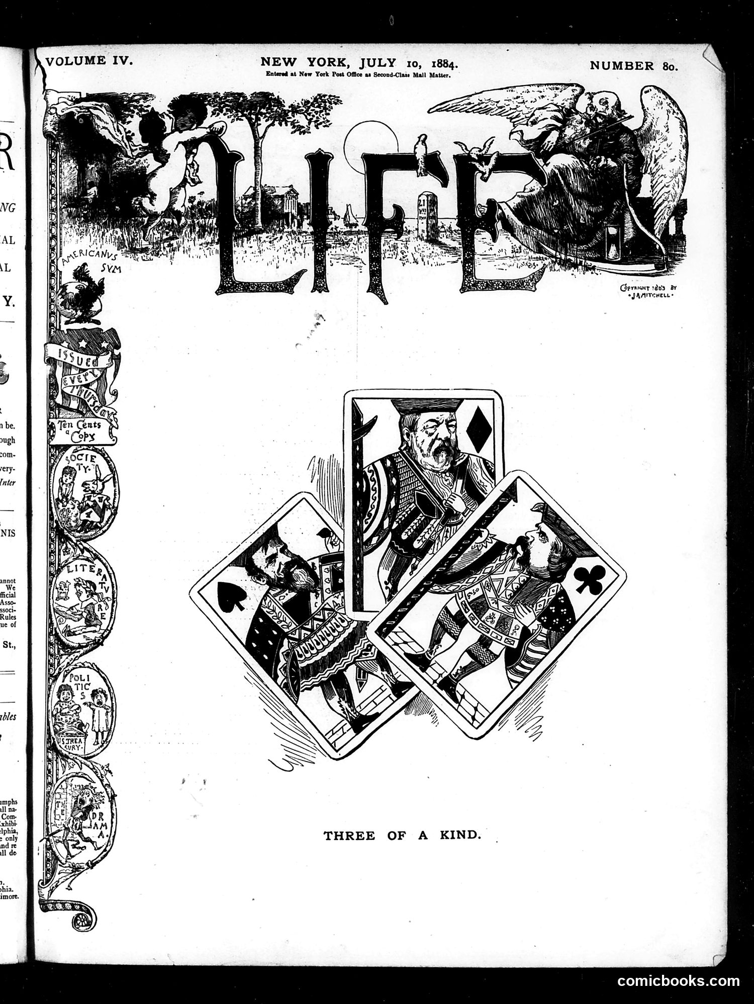 Life — July 10, 1884 — page 1 of 16