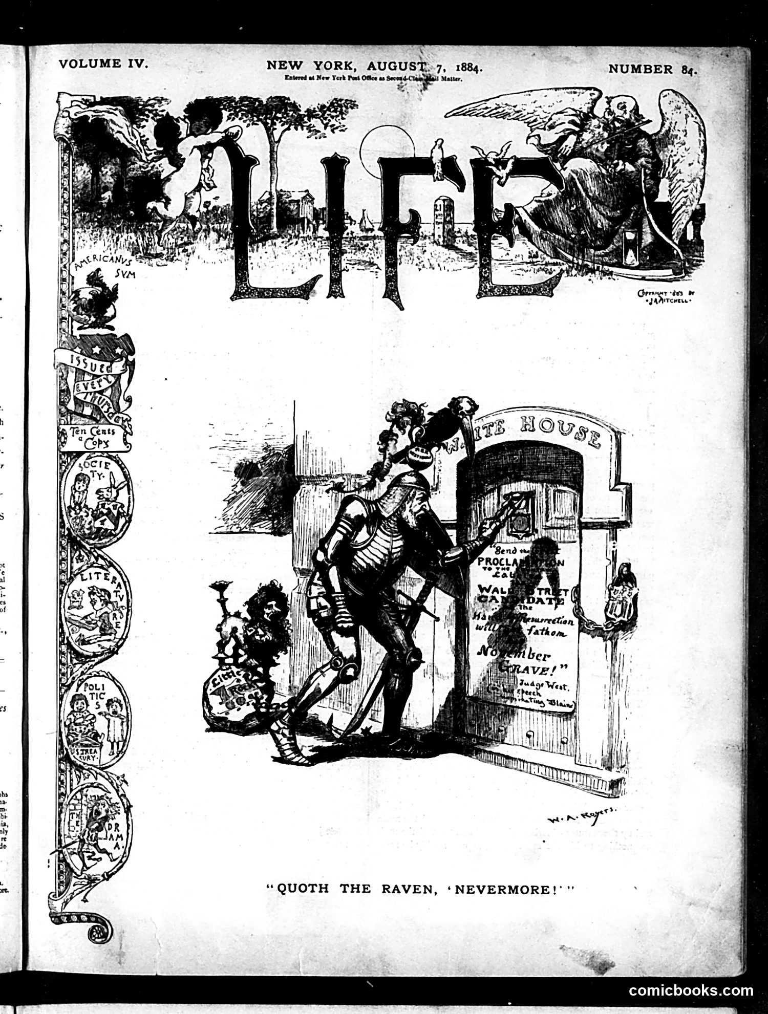 Life — August 7, 1884 — page 1 of 16