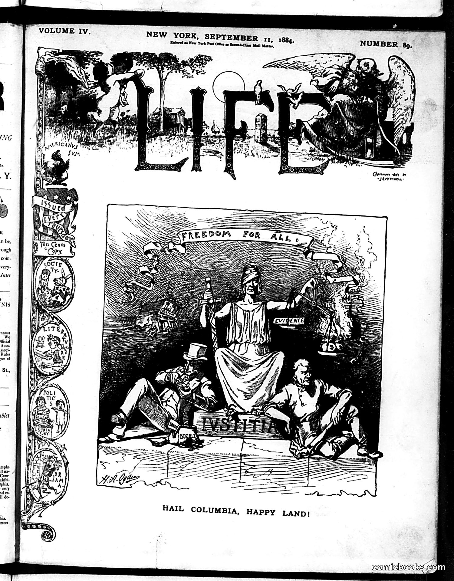 Life — September 11, 1884 — page 1 of 16