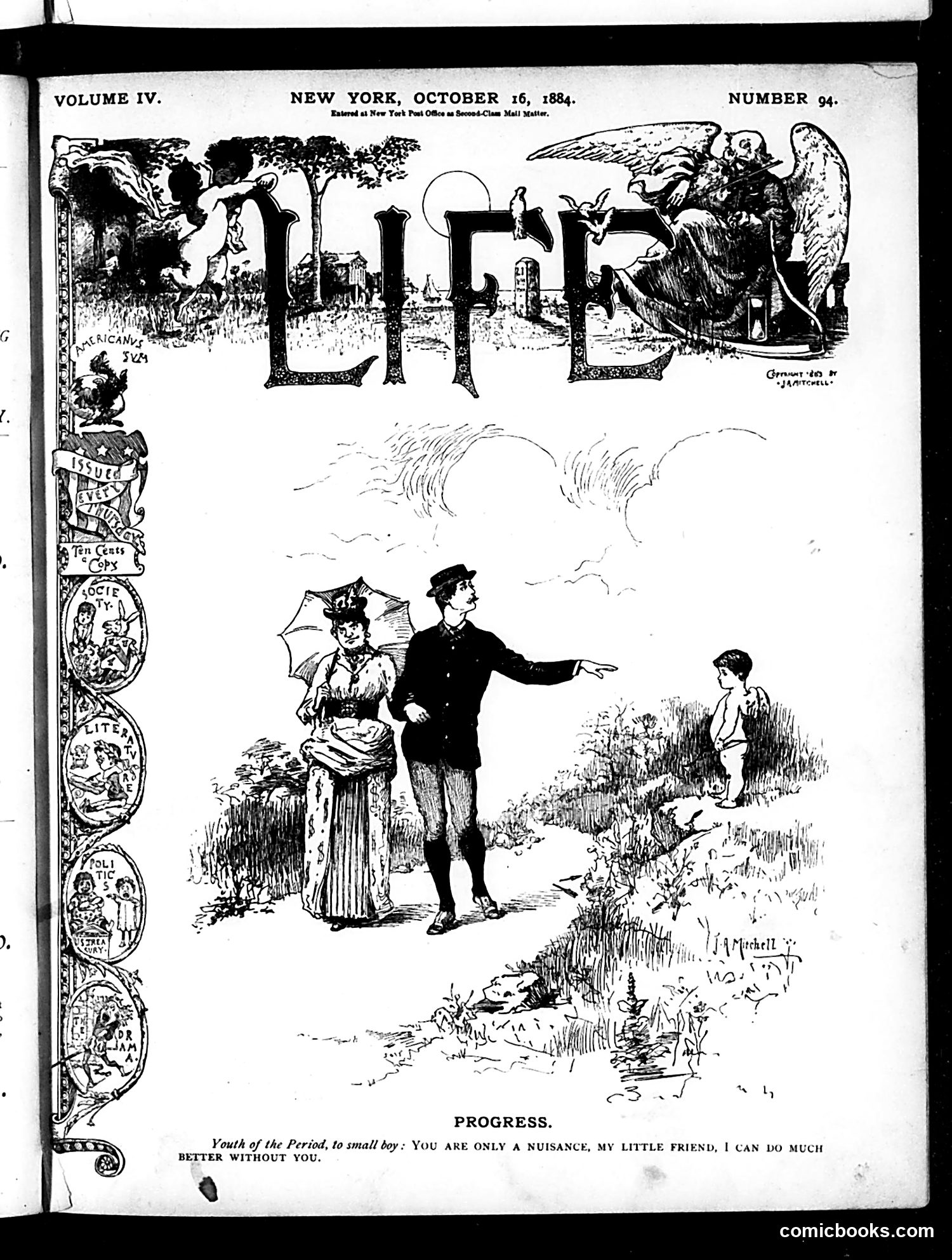 Life — October 16, 1884 — page 1 of 12