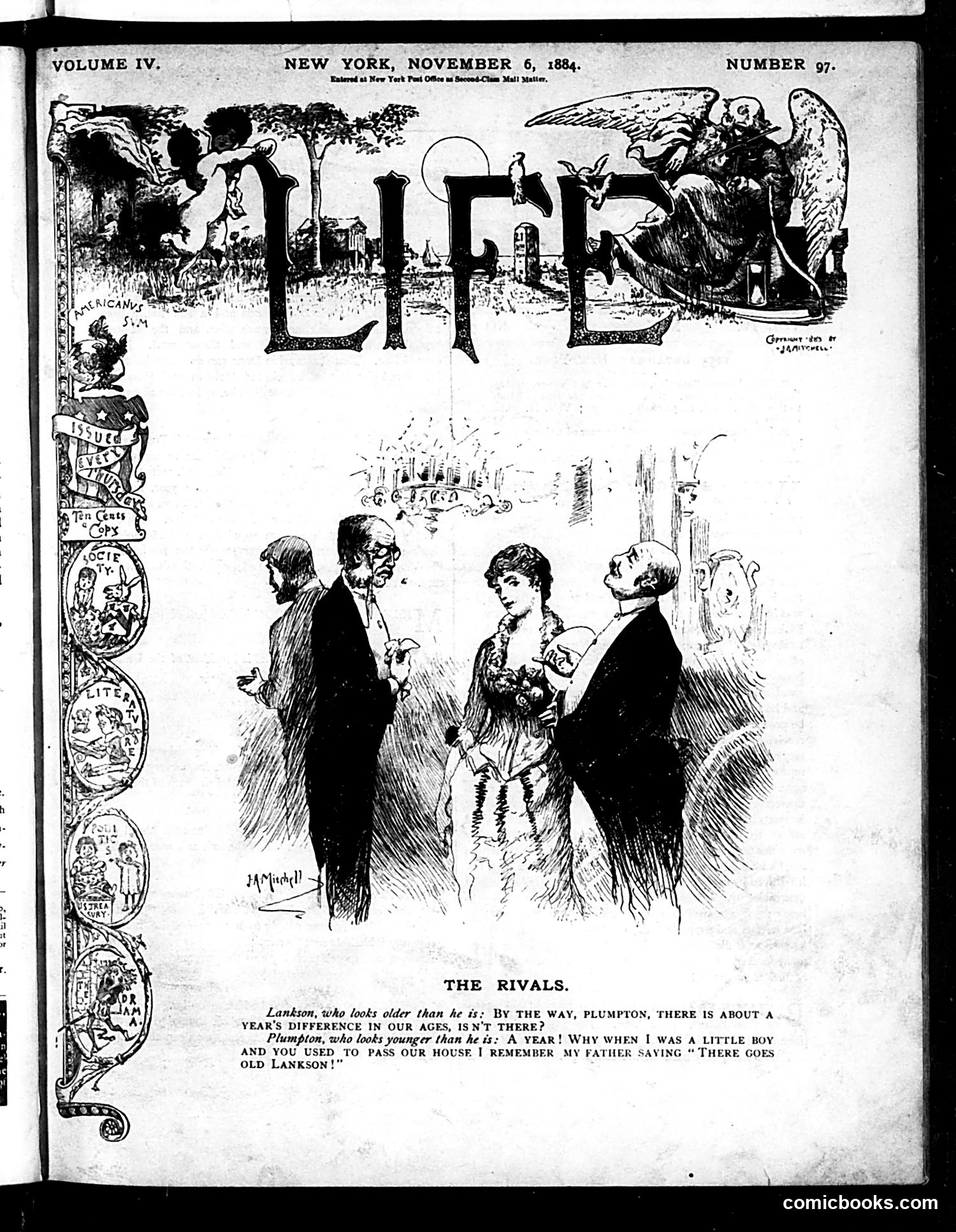 Life — November 6, 1884 — page 1 of 16
