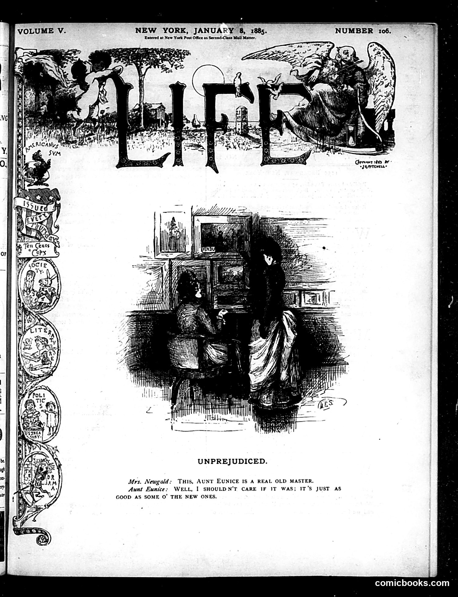 Life — January 8, 1885 — page 1 of 16