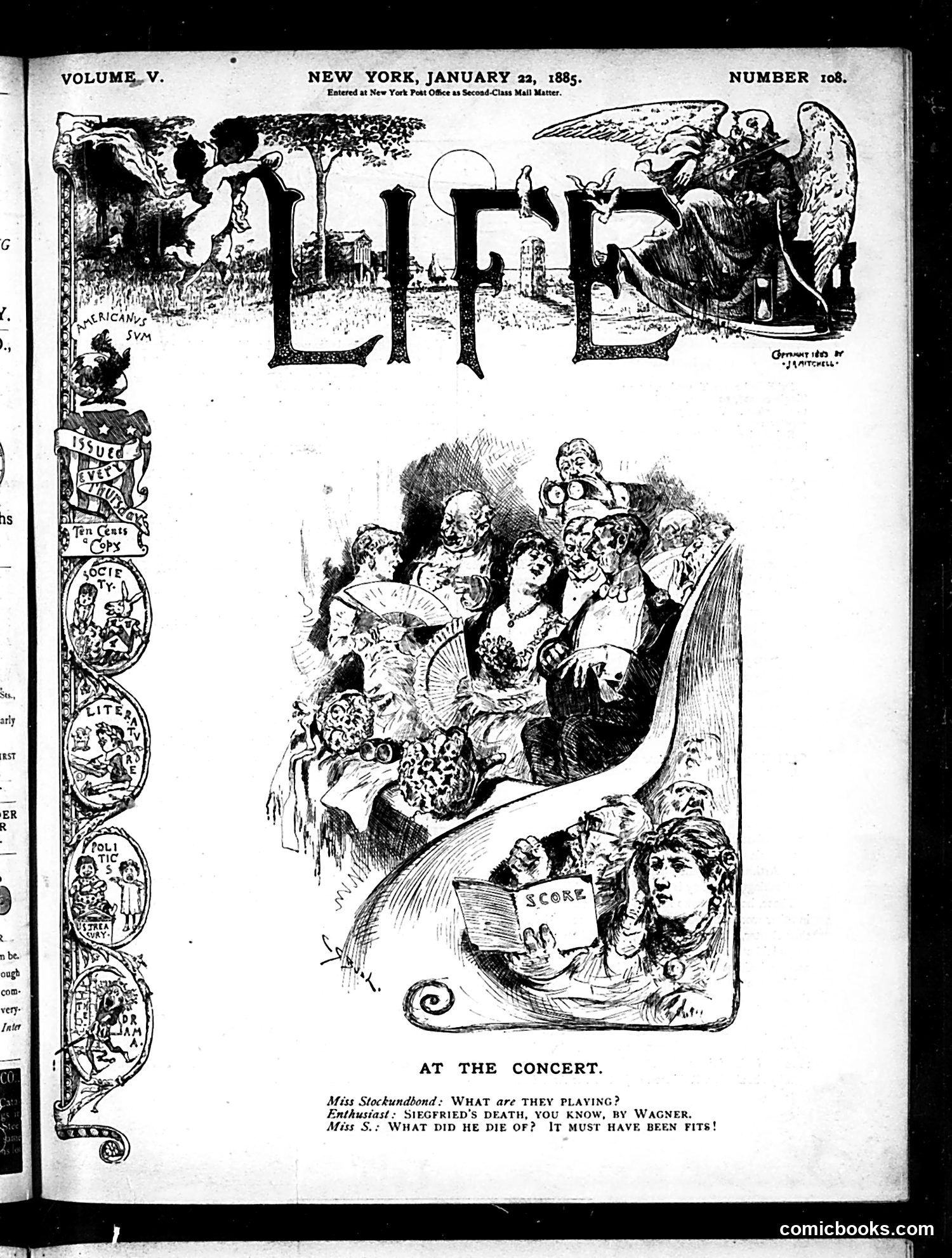 Life — January 22, 1885 — page 1 of 16