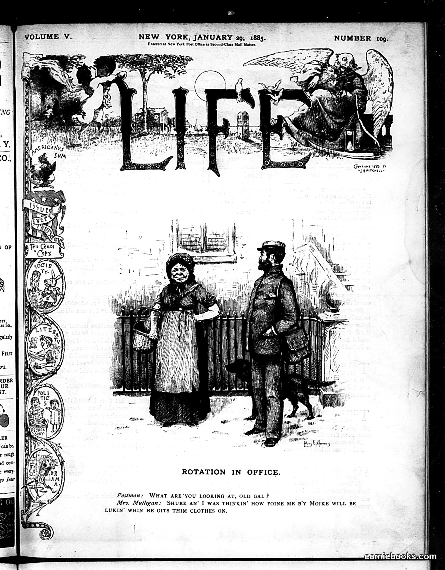 Life — January 29, 1885 — page 1 of 16