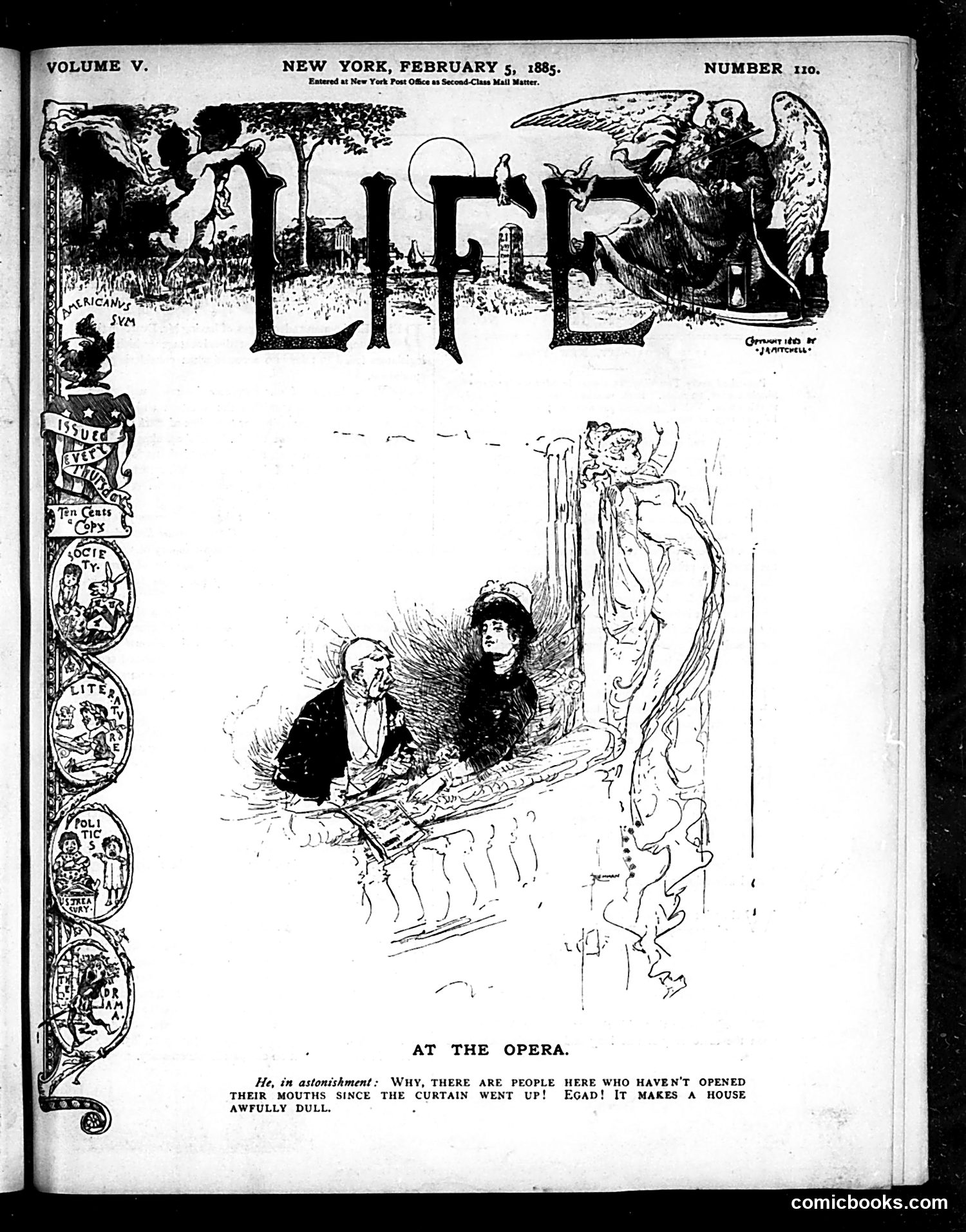 Life — February 5, 1885 — page 1 of 16