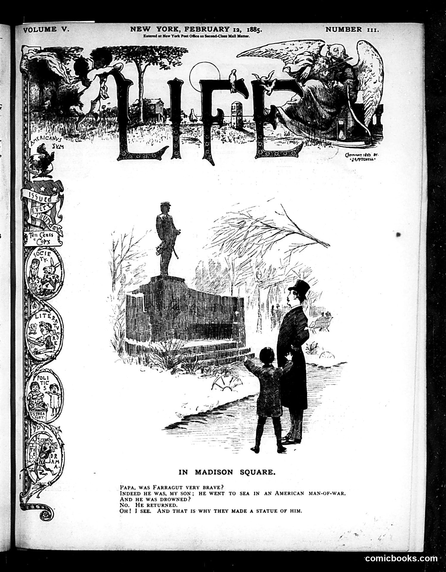 Life — February 12, 1885 — page 1 of 22