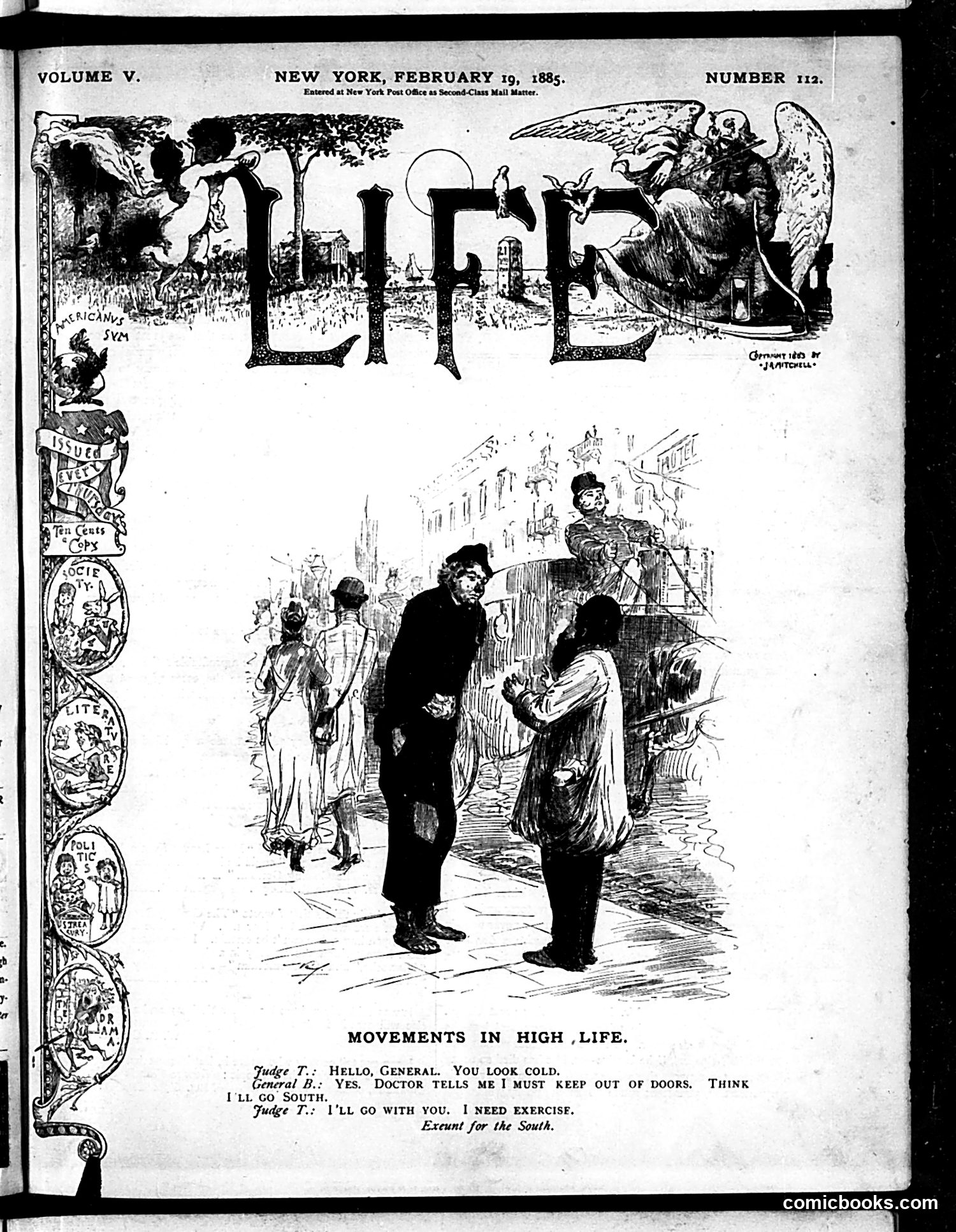 Life — February 19, 1885 — page 1 of 16