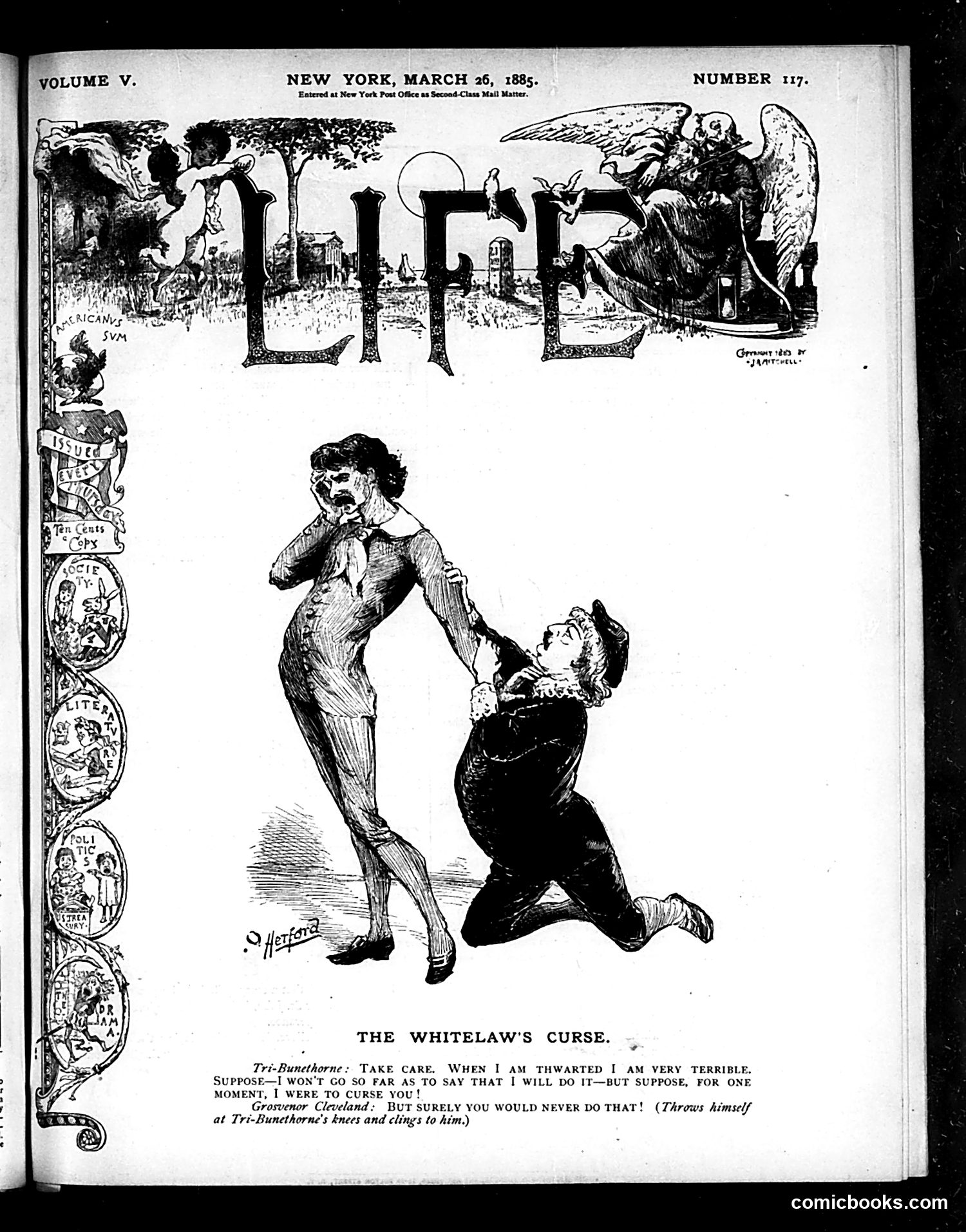 Life — March 26, 1885 — page 1 of 16