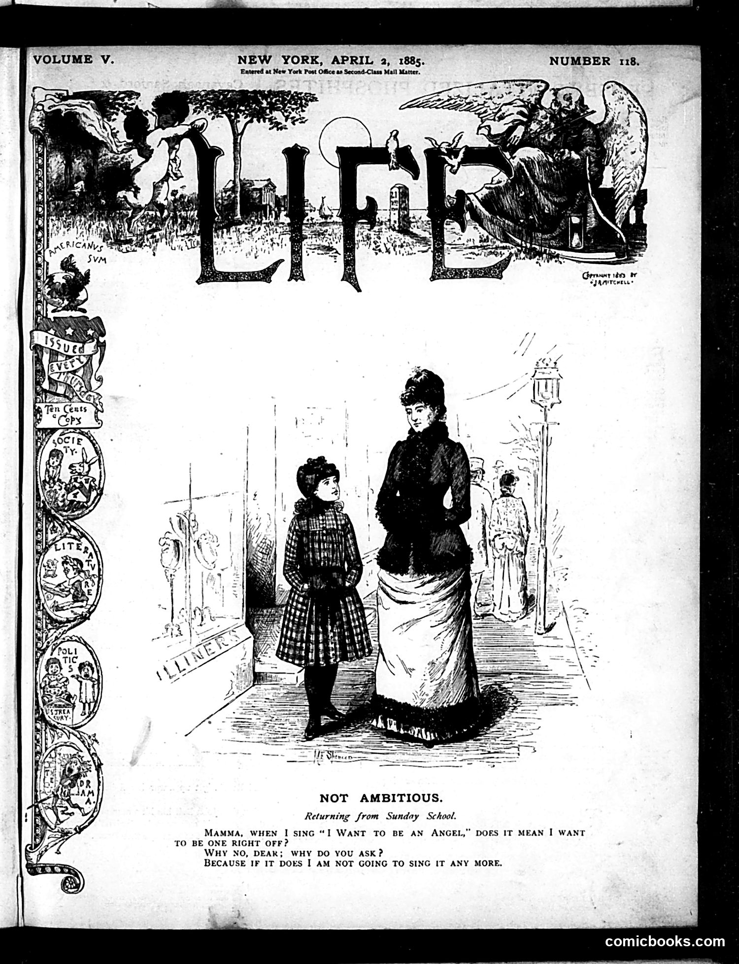 Life — April 2, 1885 — page 1 of 16