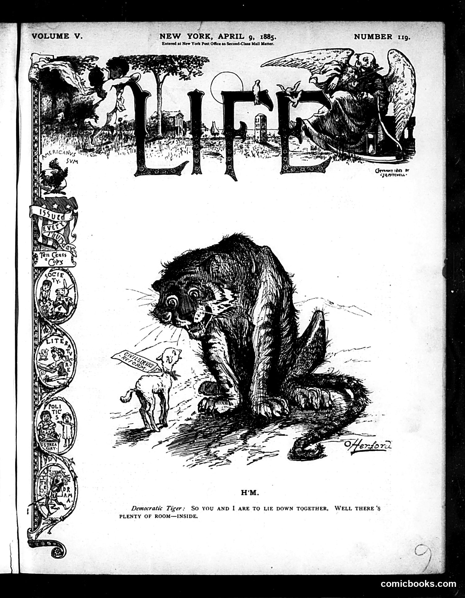 Life — April 9, 1885 — page 1 of 16