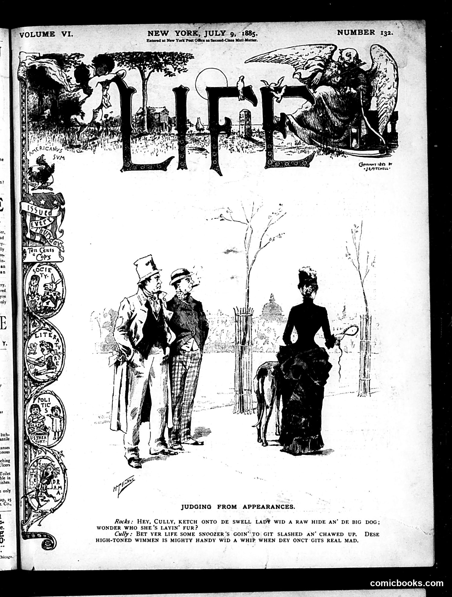 Life — July 9, 1885 — page 1 of 16