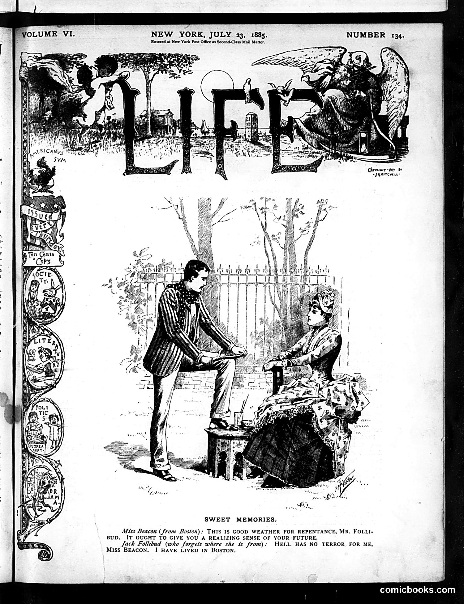 Life — July 23, 1885 — page 1 of 16