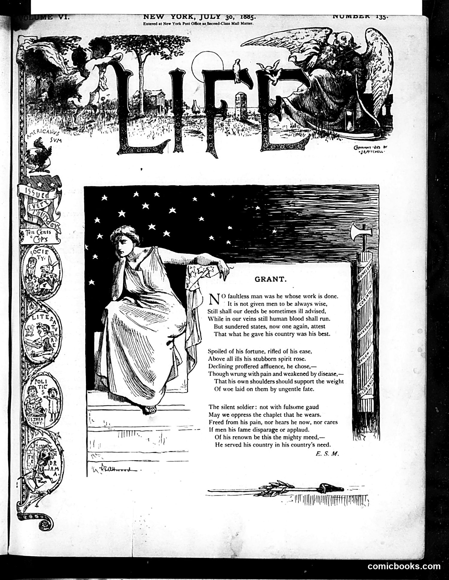 Life — July 30, 1885 — page 1 of 16