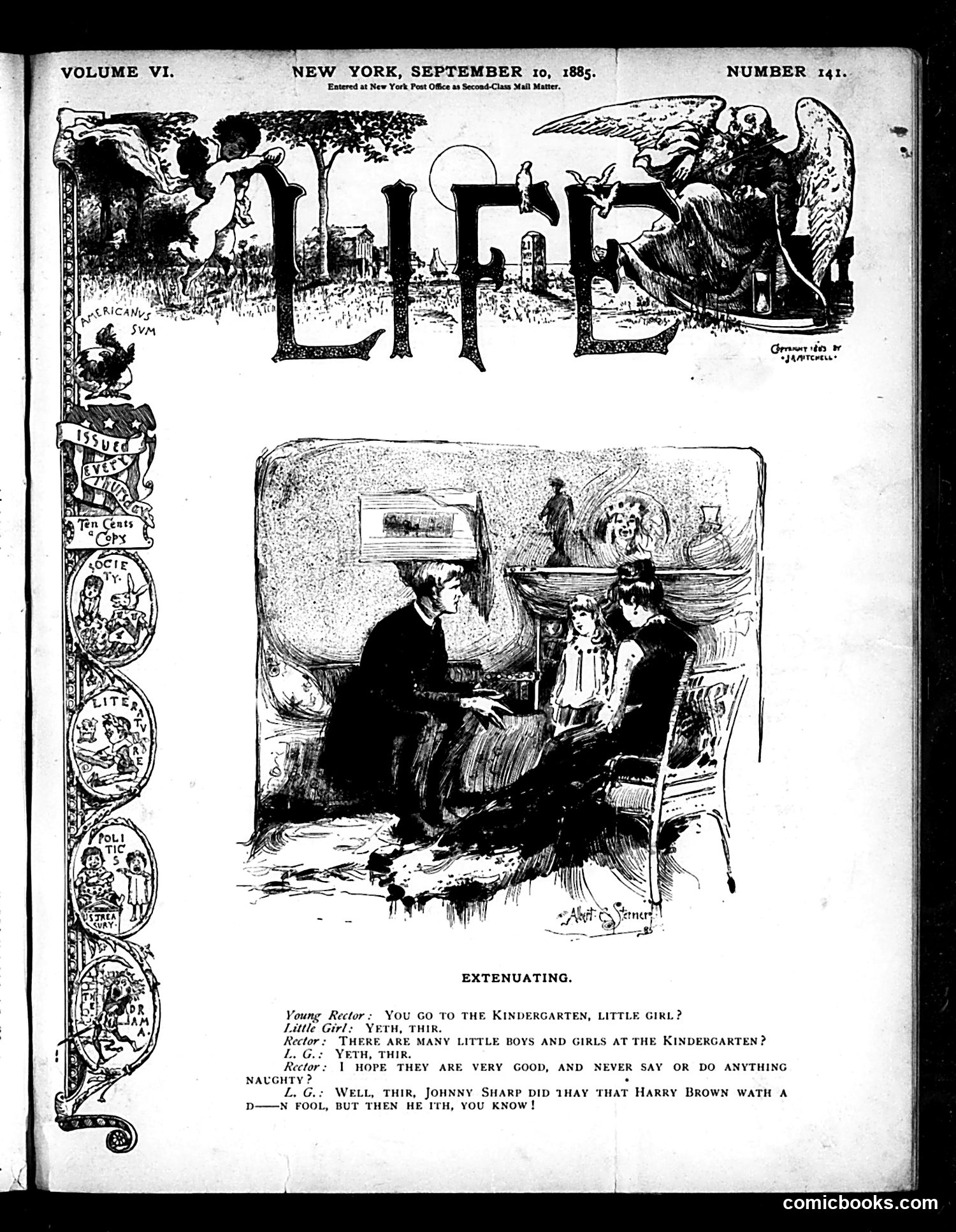 Life — September 10, 1885 — page 1 of 16
