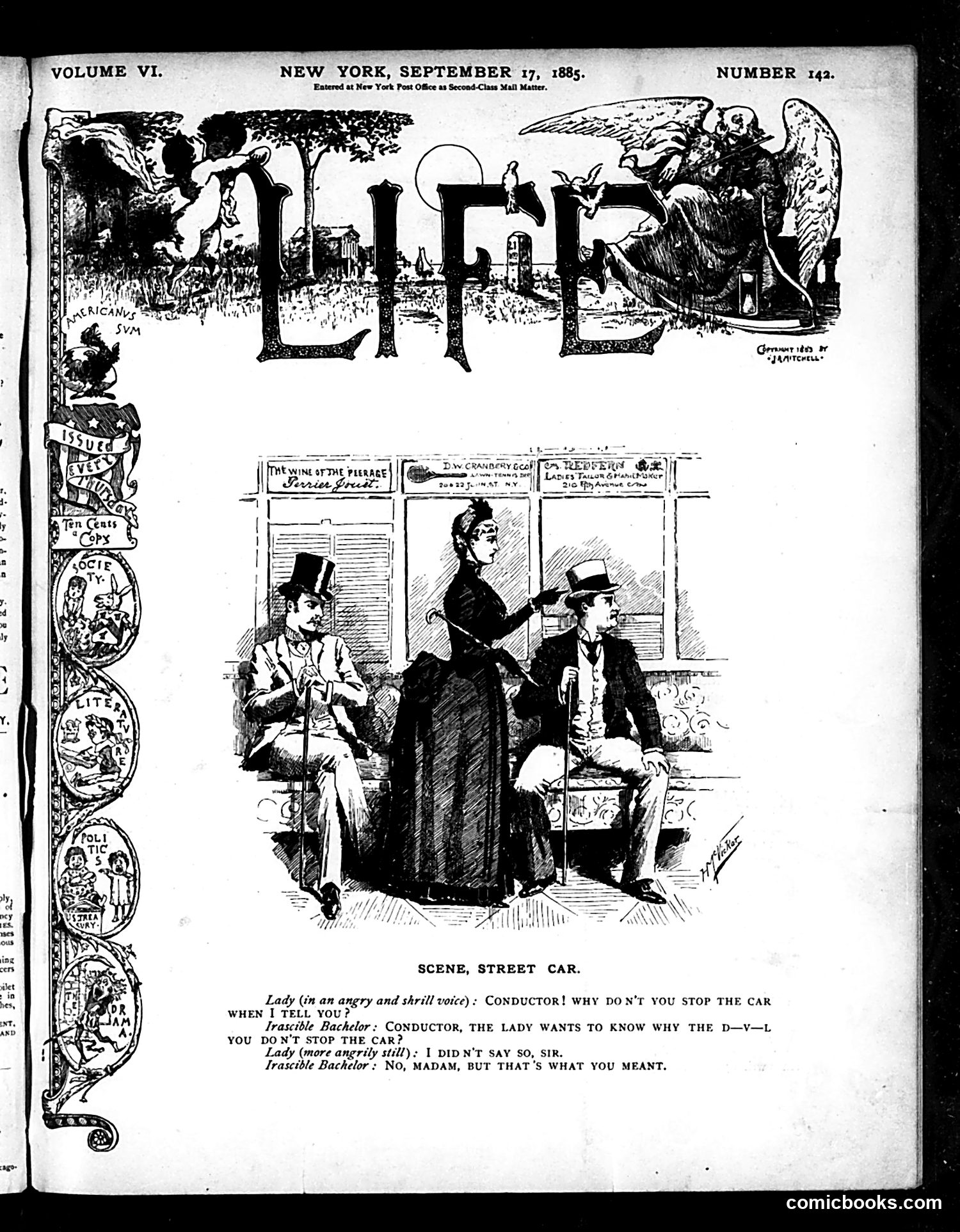 Life — September 17, 1885 — page 1 of 16