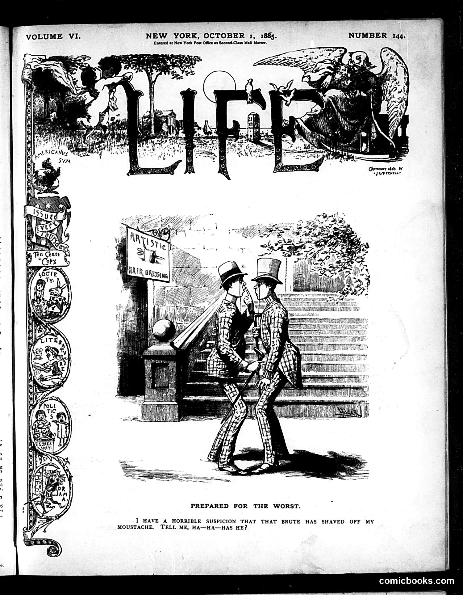 Life — October 1, 1885 — page 1 of 16