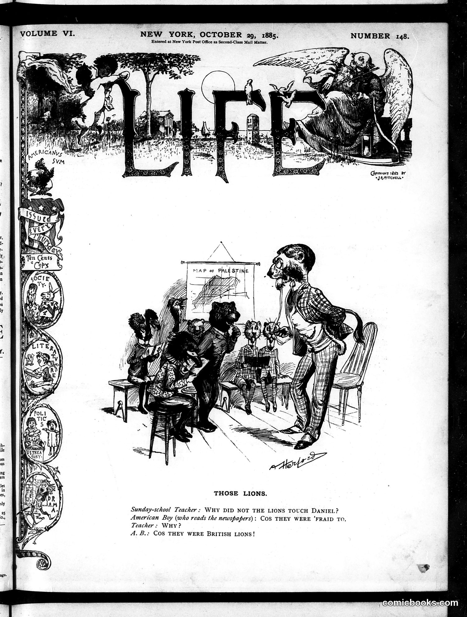 Life — October 29, 1885 — page 1 of 16