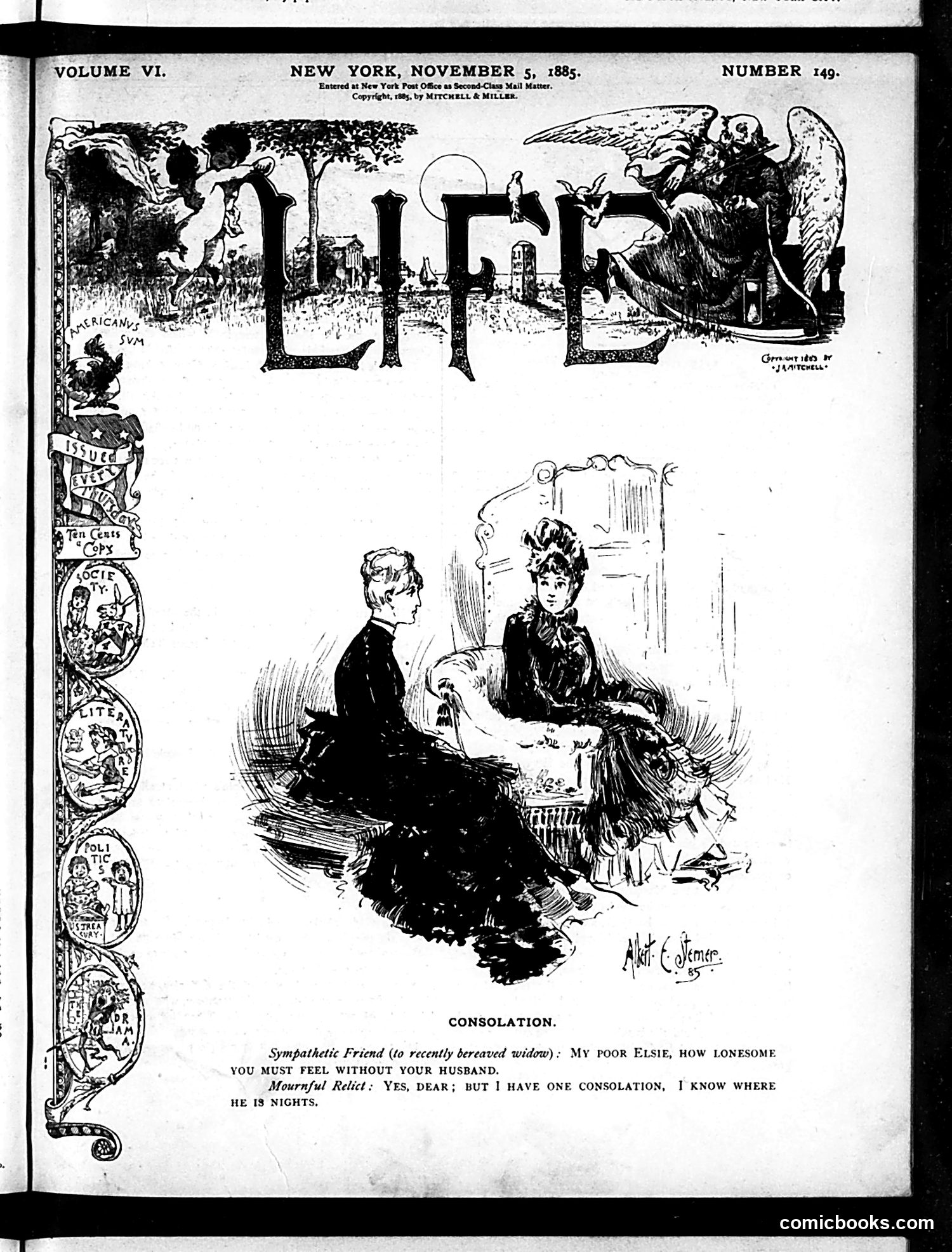Life — November 5, 1885 — page 1 of 16