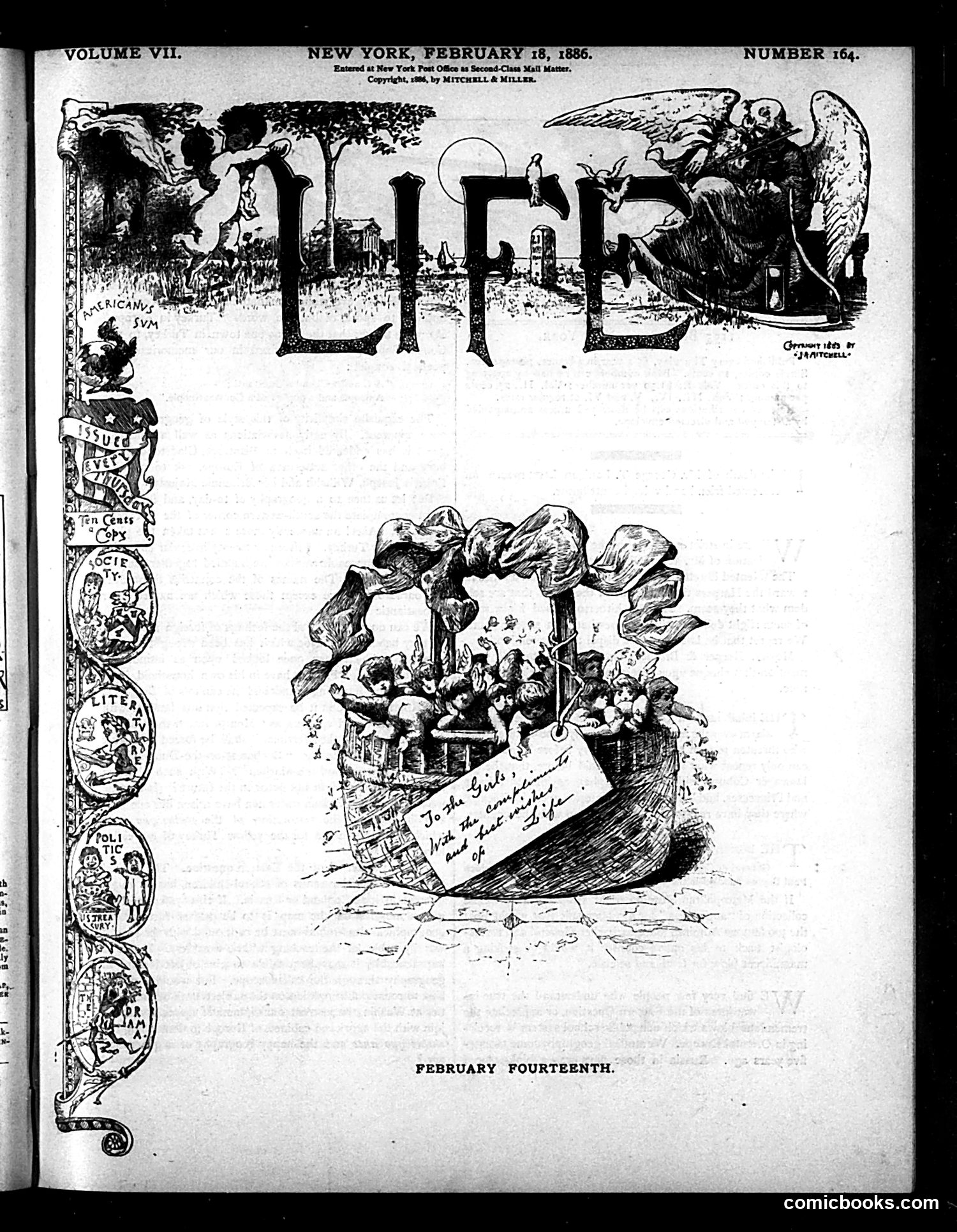 Life — February 18, 1886 — page 1 of 16