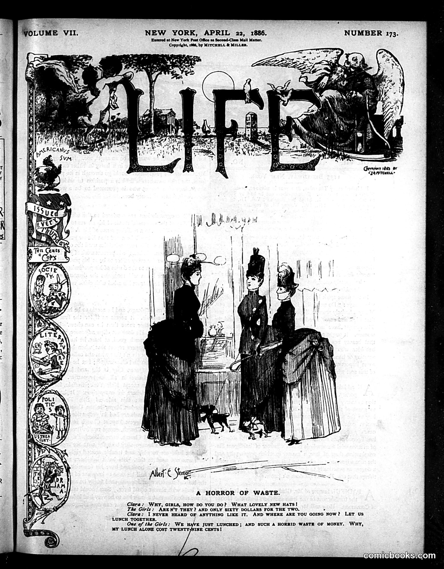 Life — April 22, 1886 — page 1 of 16