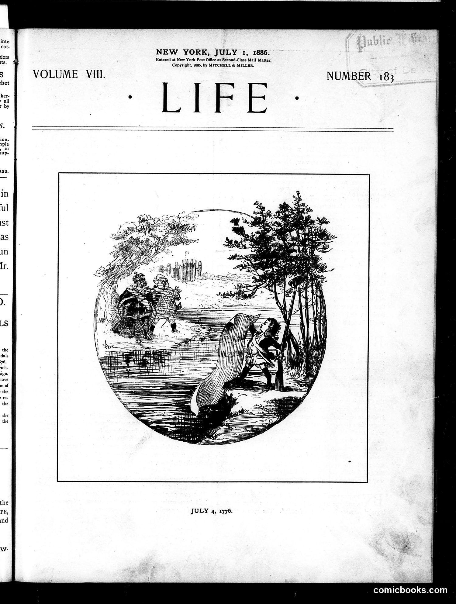 Life — July 1, 1886 — page 1 of 18