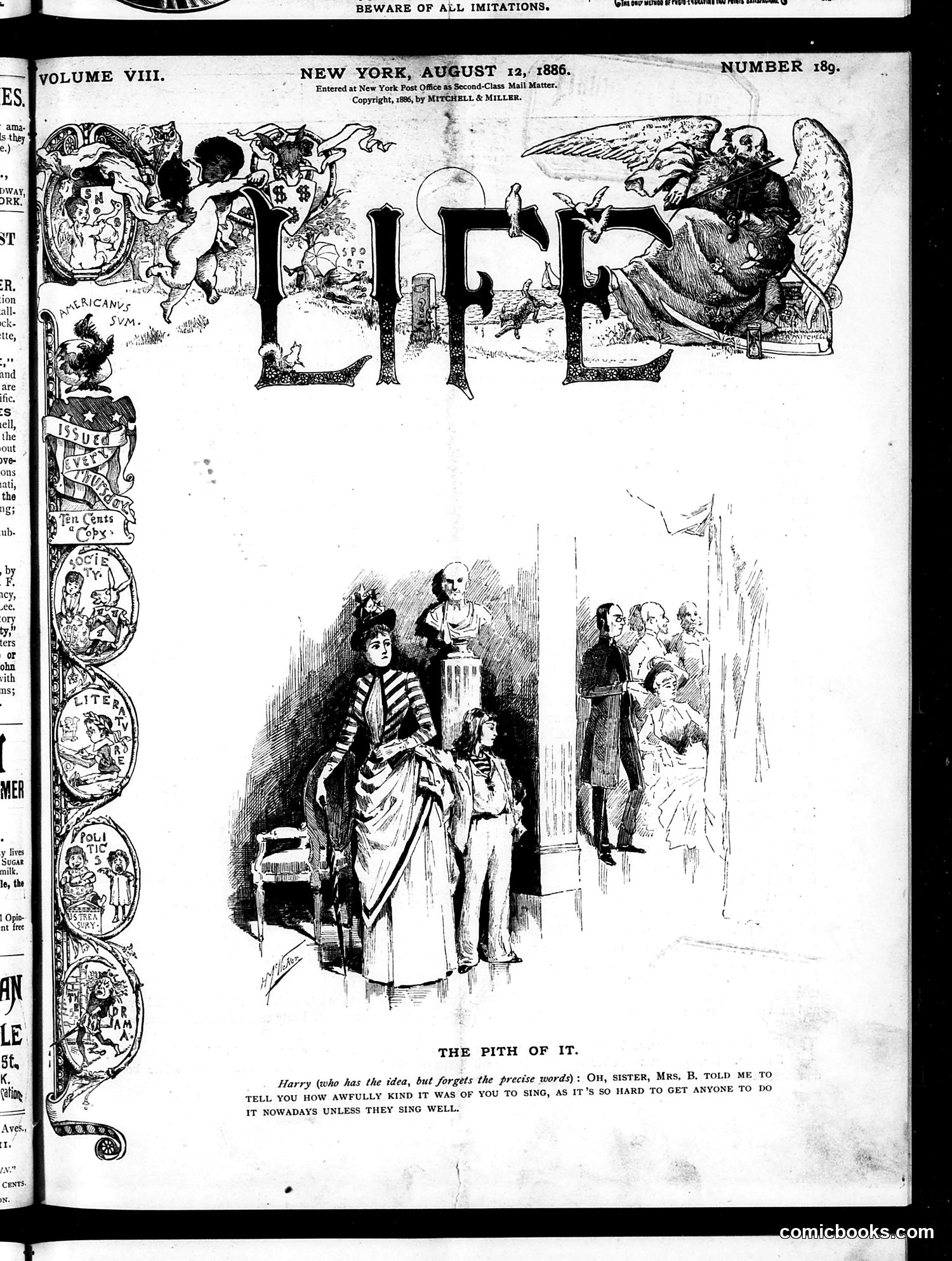 Life — August 12, 1886 — page 1 of 16