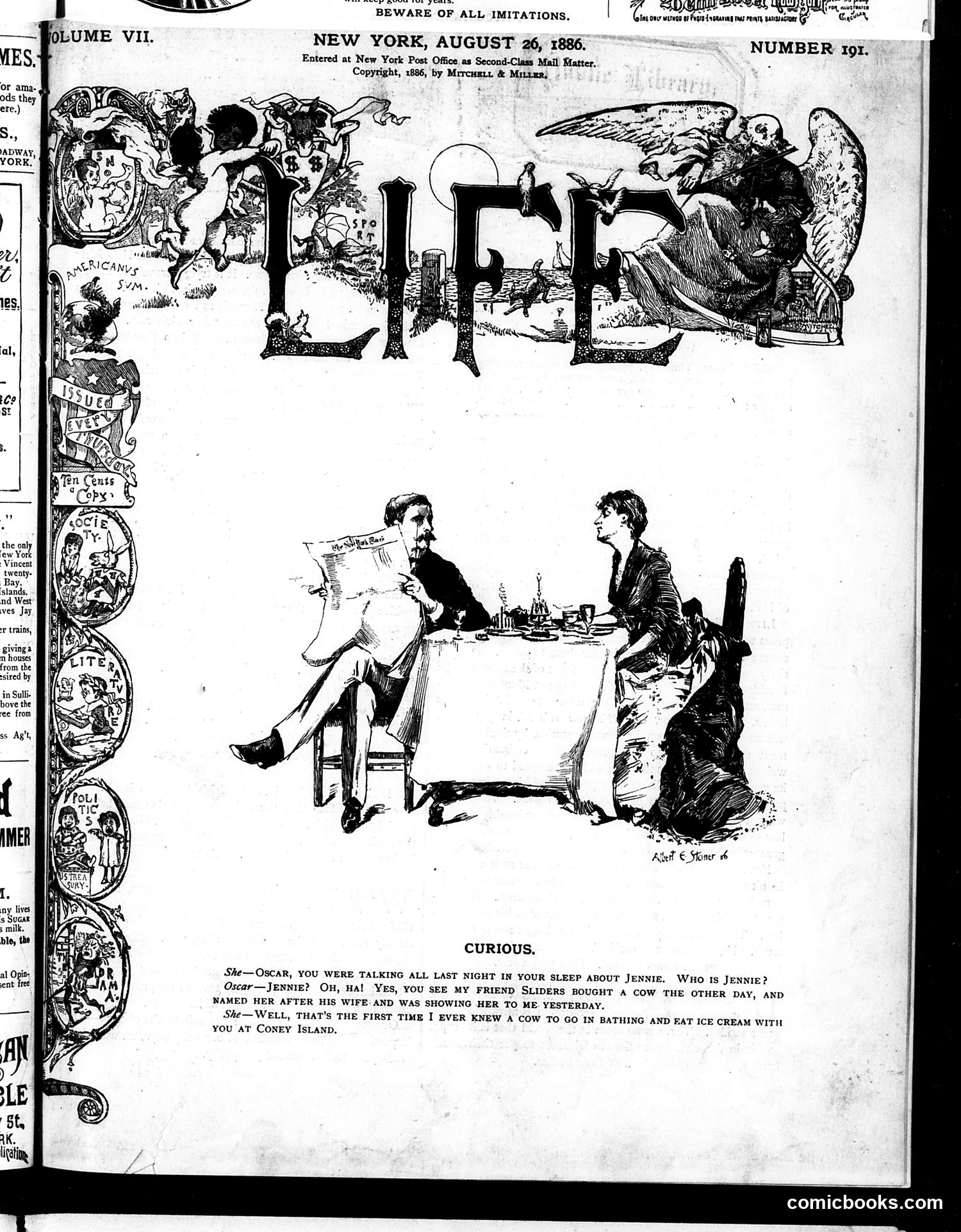 Life — August 26, 1886 — page 1 of 16