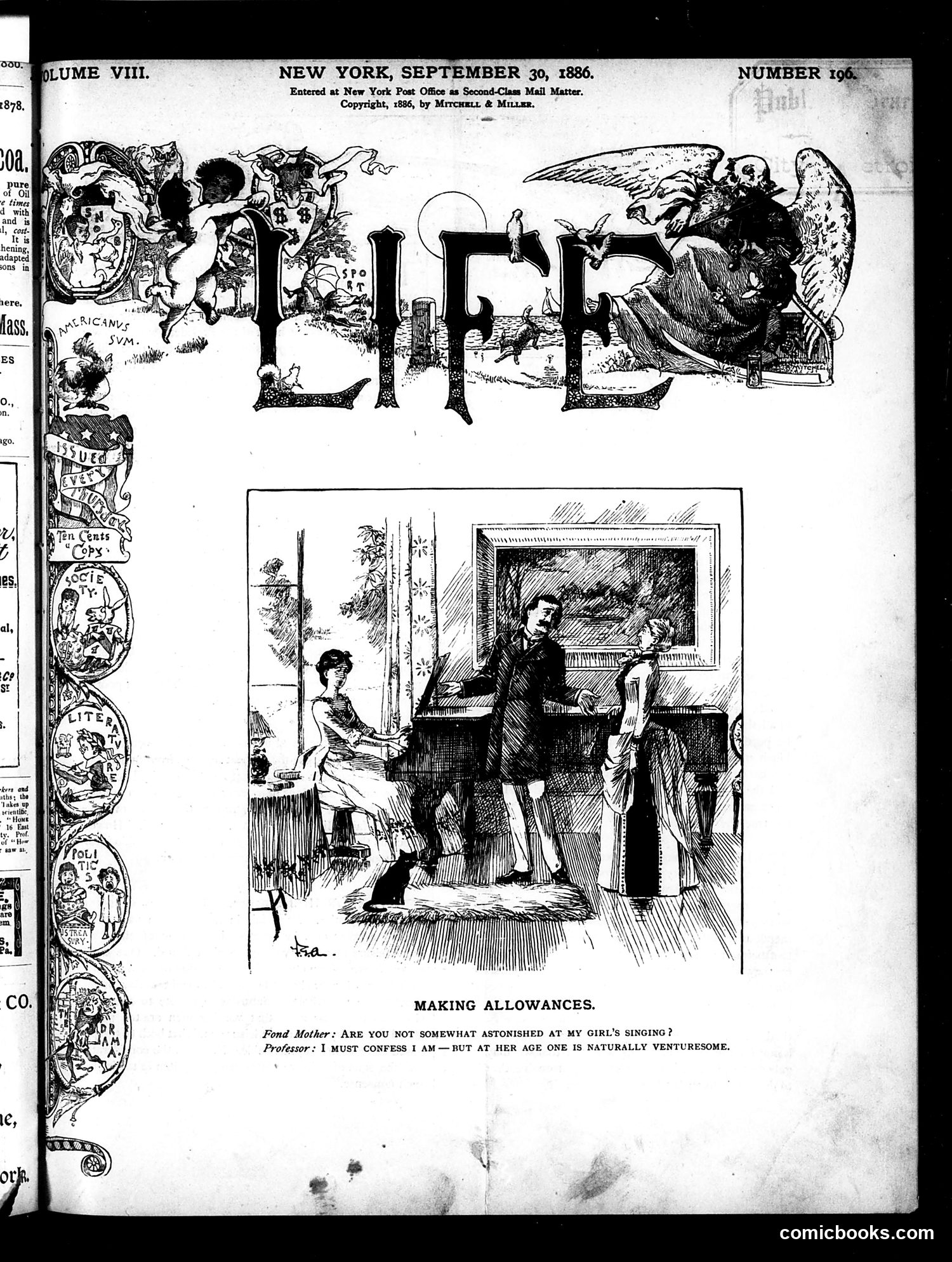 Life — September 30, 1886 — page 1 of 16