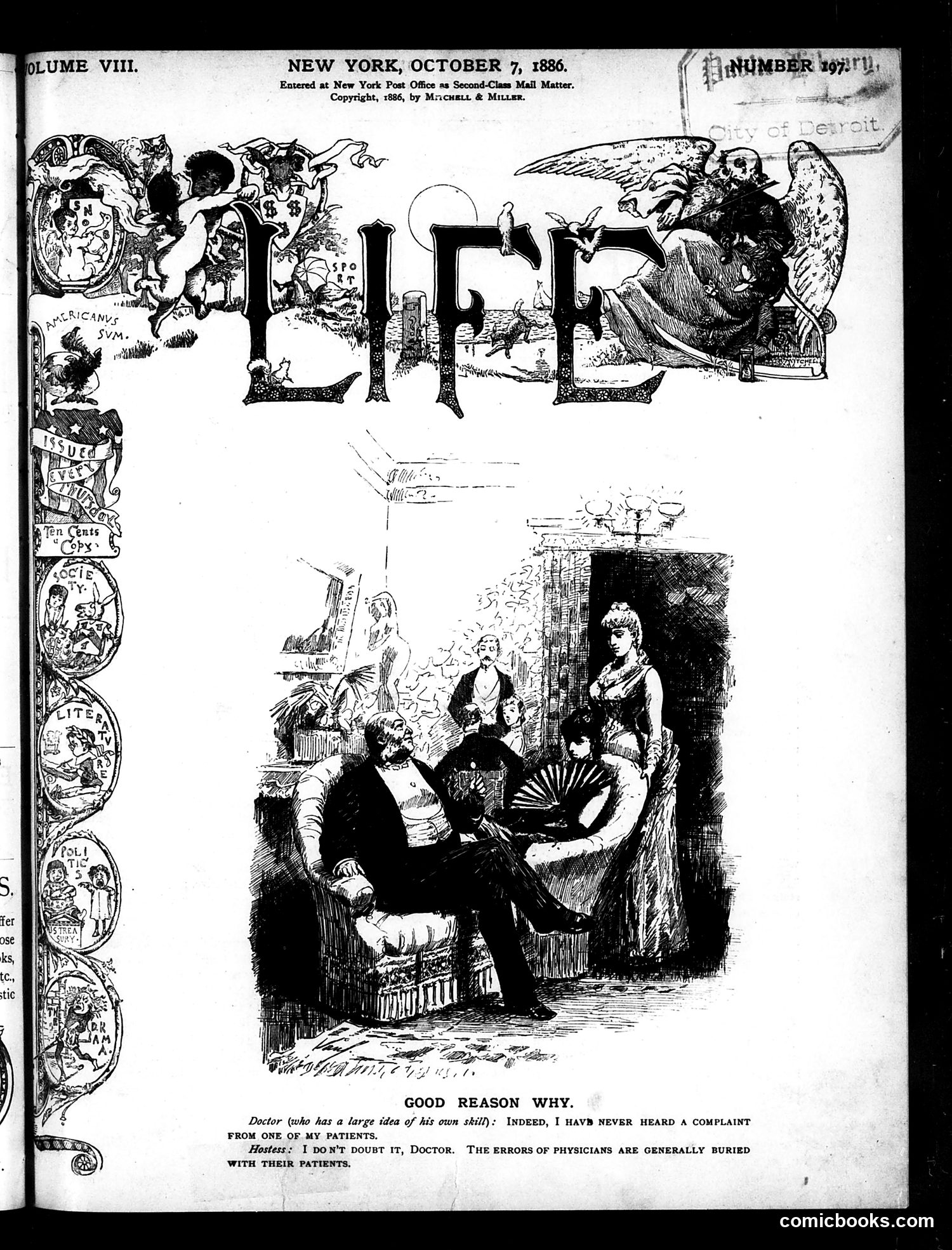 Life — October 7, 1886 — page 1 of 16