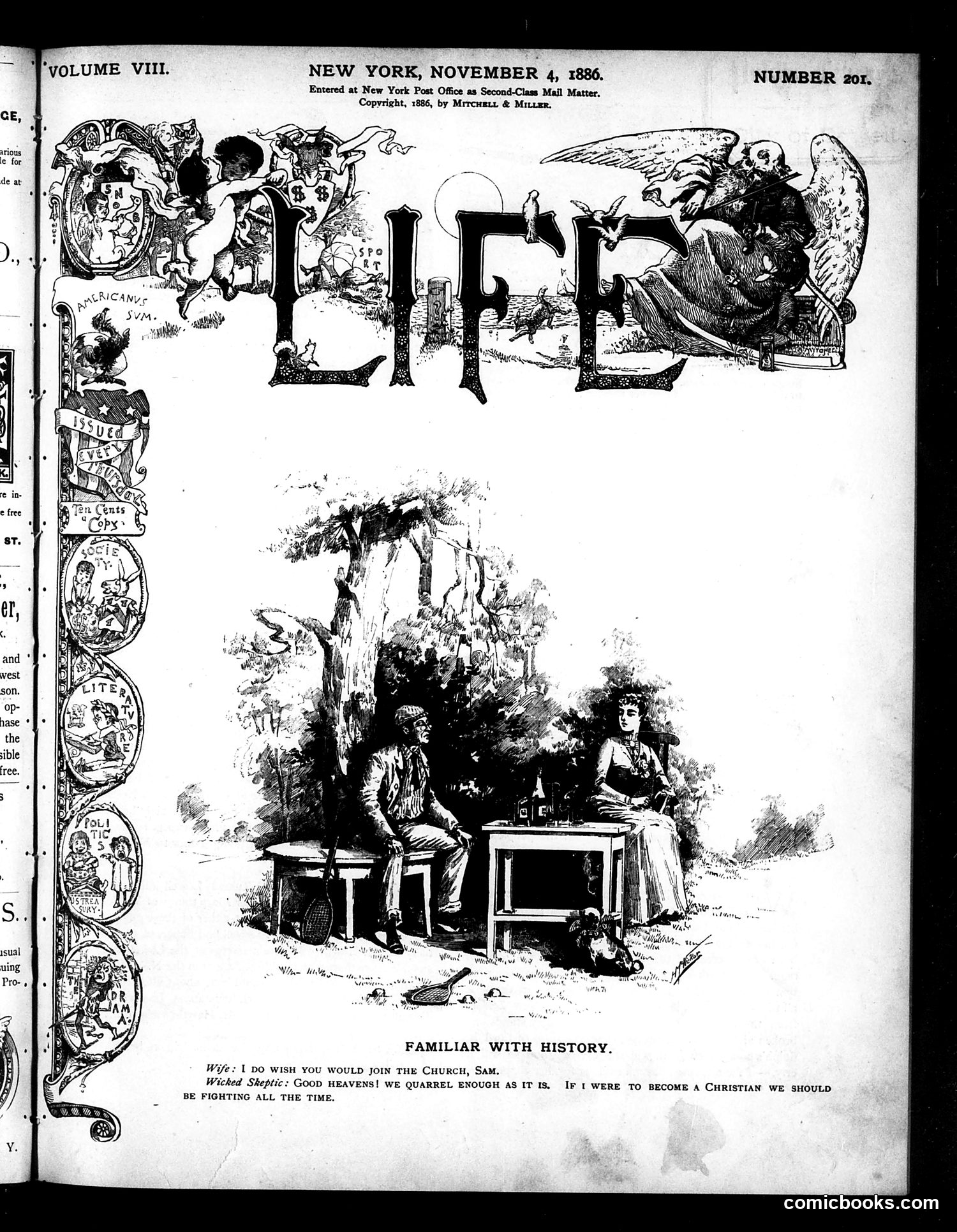 Life — November 4, 1886 — page 1 of 16