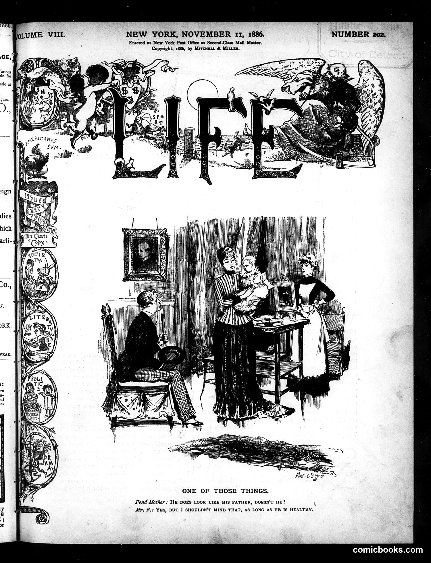 Life — November 11, 1886 — page 1 of 16