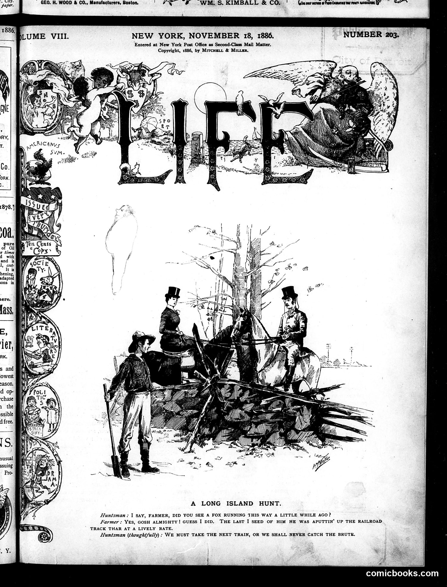 Life — November 18, 1886 — page 1 of 16