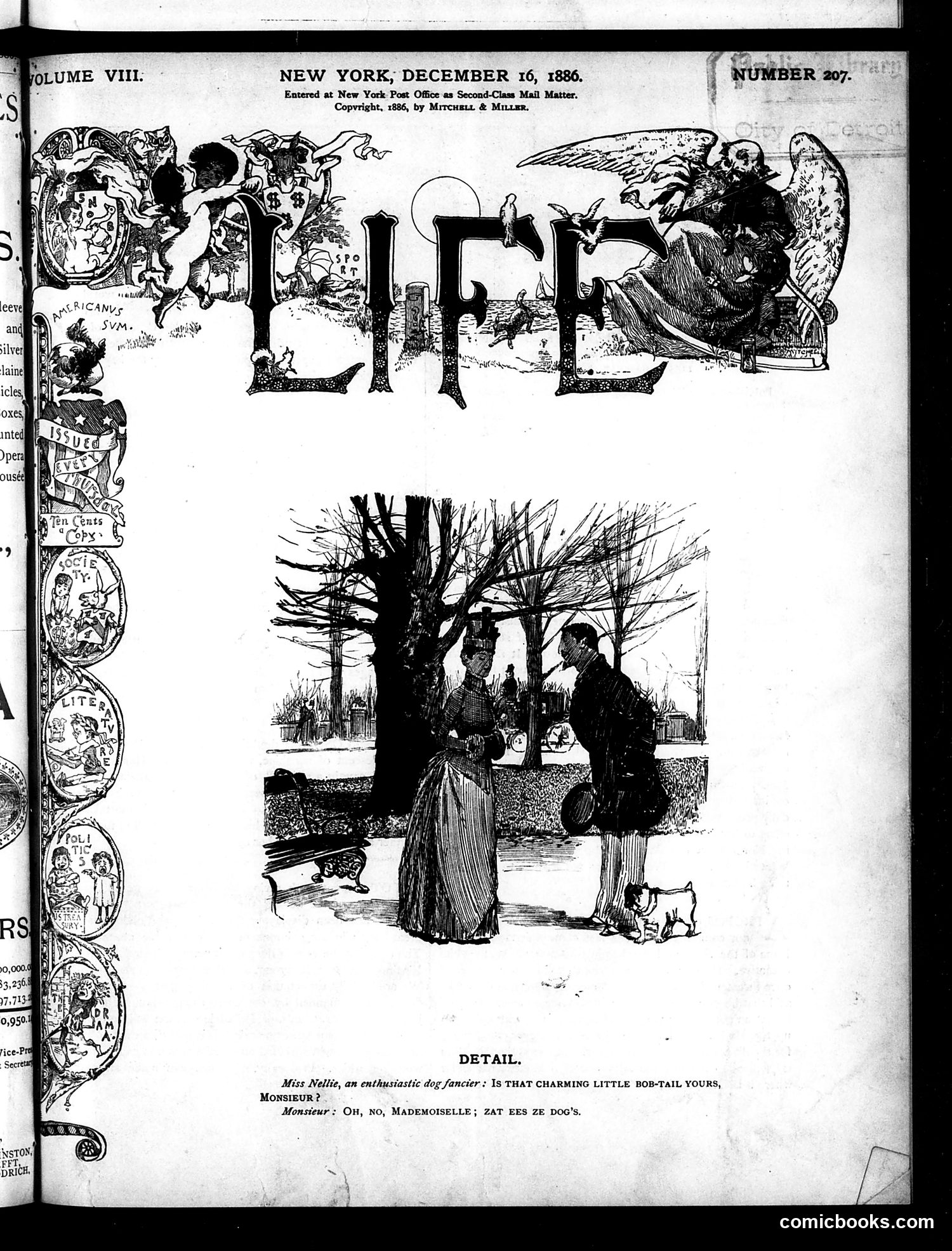 Life — December 16, 1886 — page 1 of 16