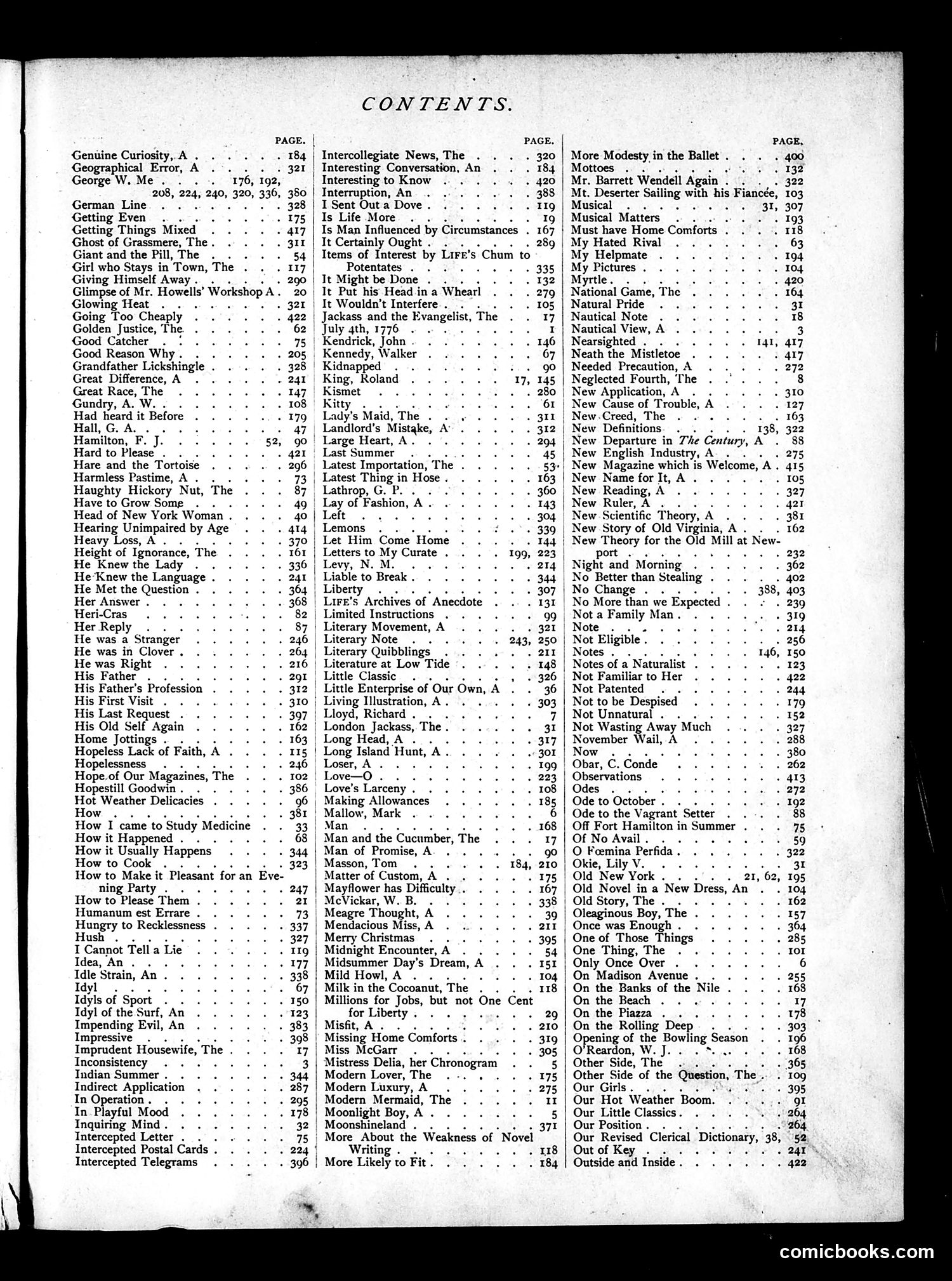 Life — 1886 — page 1 of 3