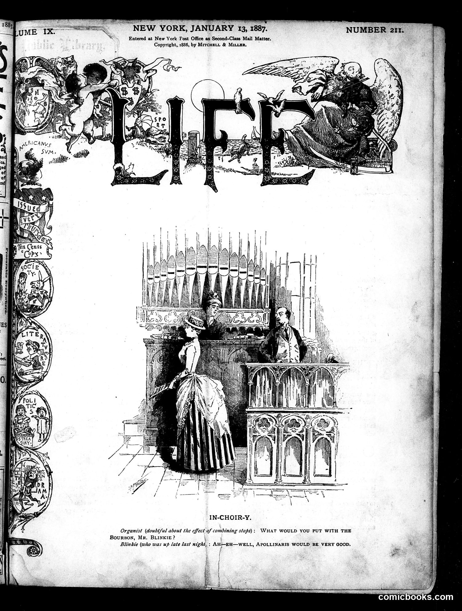 Life — January 13, 1887 — page 1 of 16