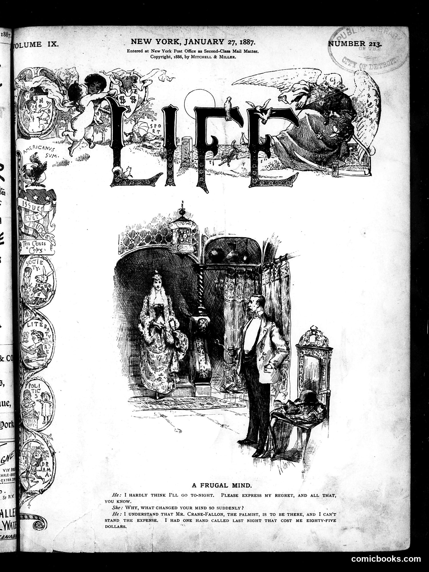 Life — January 27, 1887 — page 1 of 16