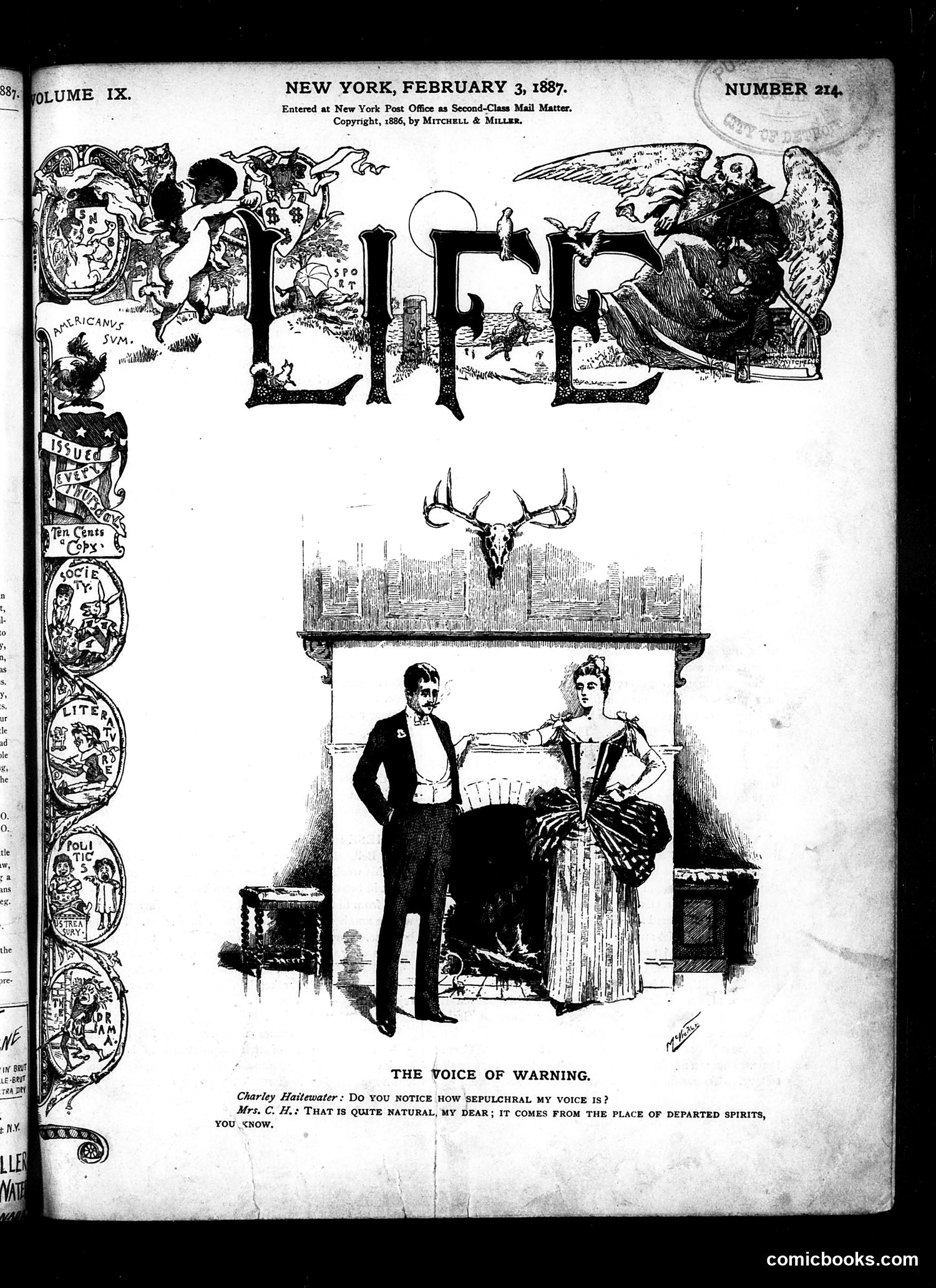 Life — February 3, 1887 — page 1 of 18