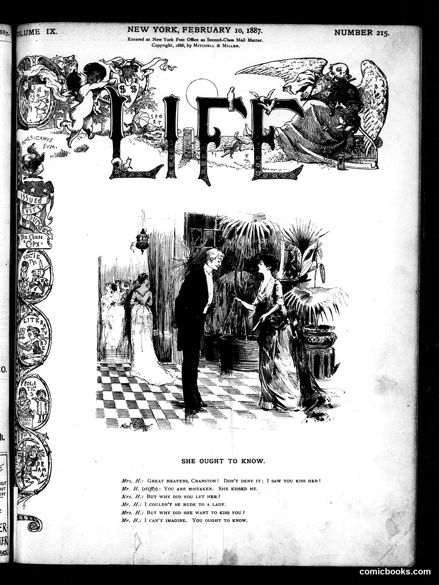 Life — February 10, 1887 — page 1 of 16