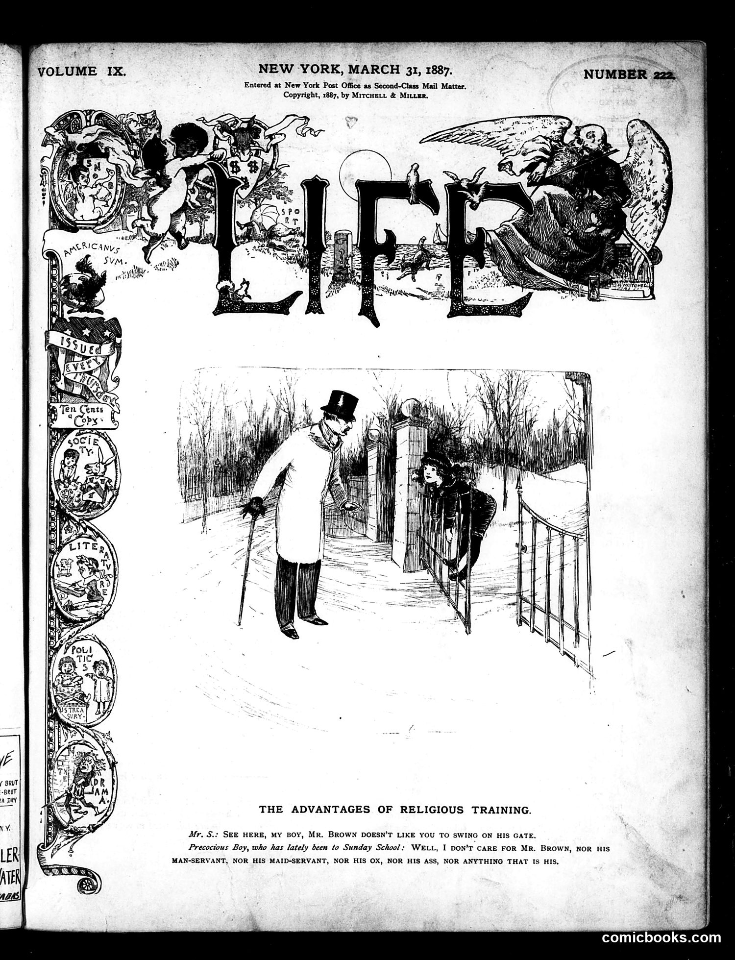 Life — March 31, 1887 — page 1 of 16