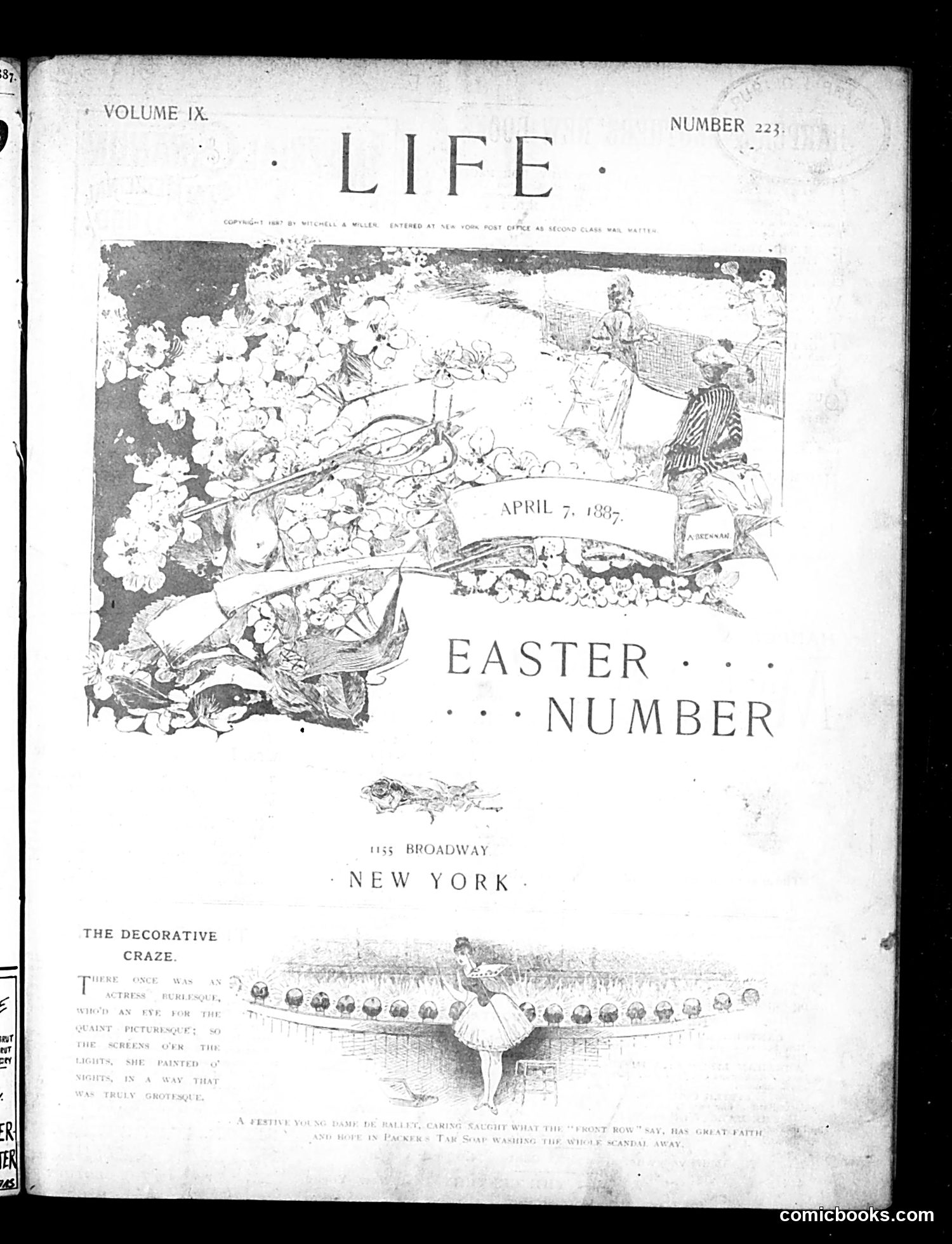 Life — April 7, 1887 — page 1 of 20